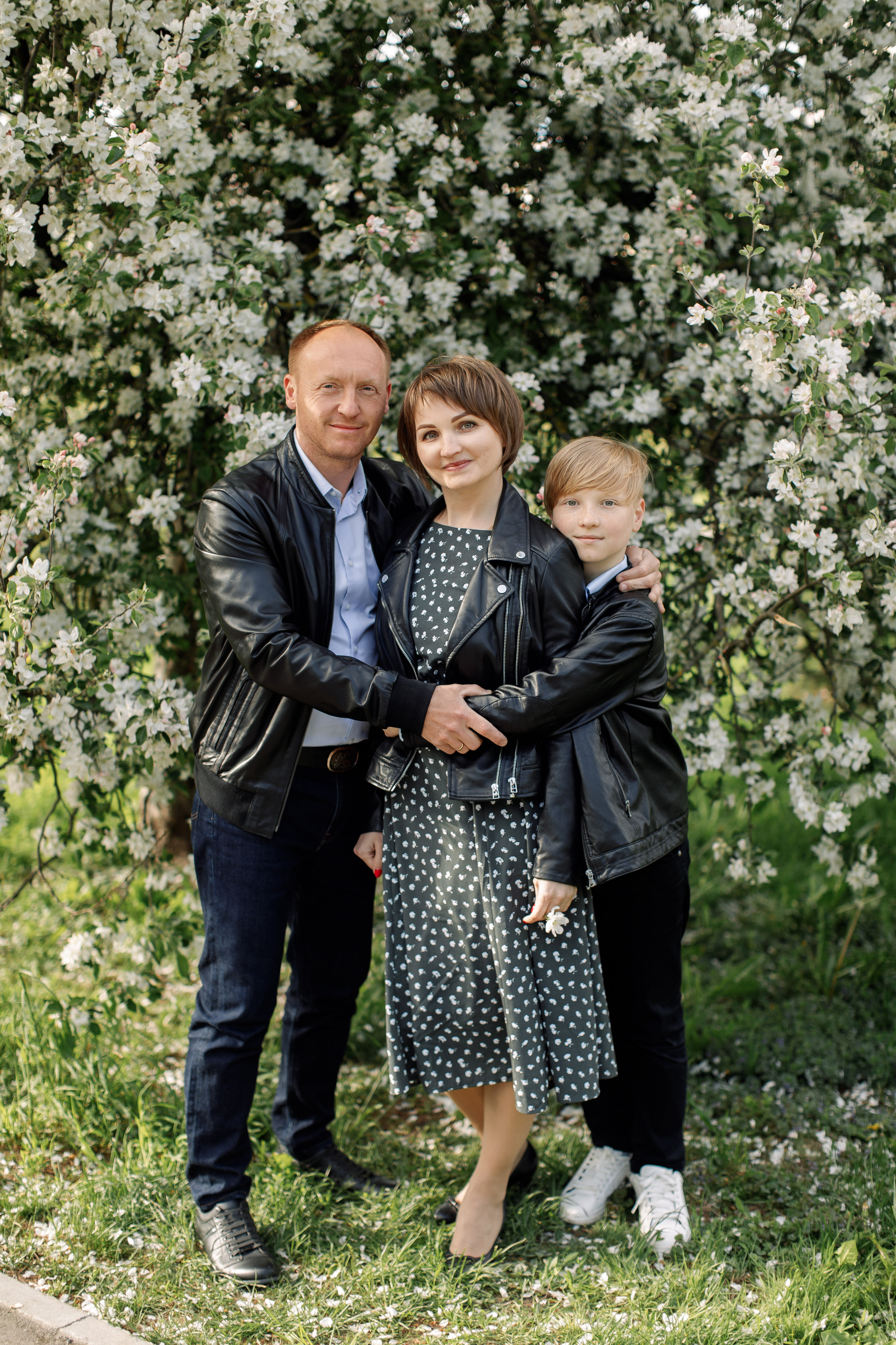 Семейная съёмка в цветении. Свадебный и семейный фотограф в Калининграде Макарова Татьяна