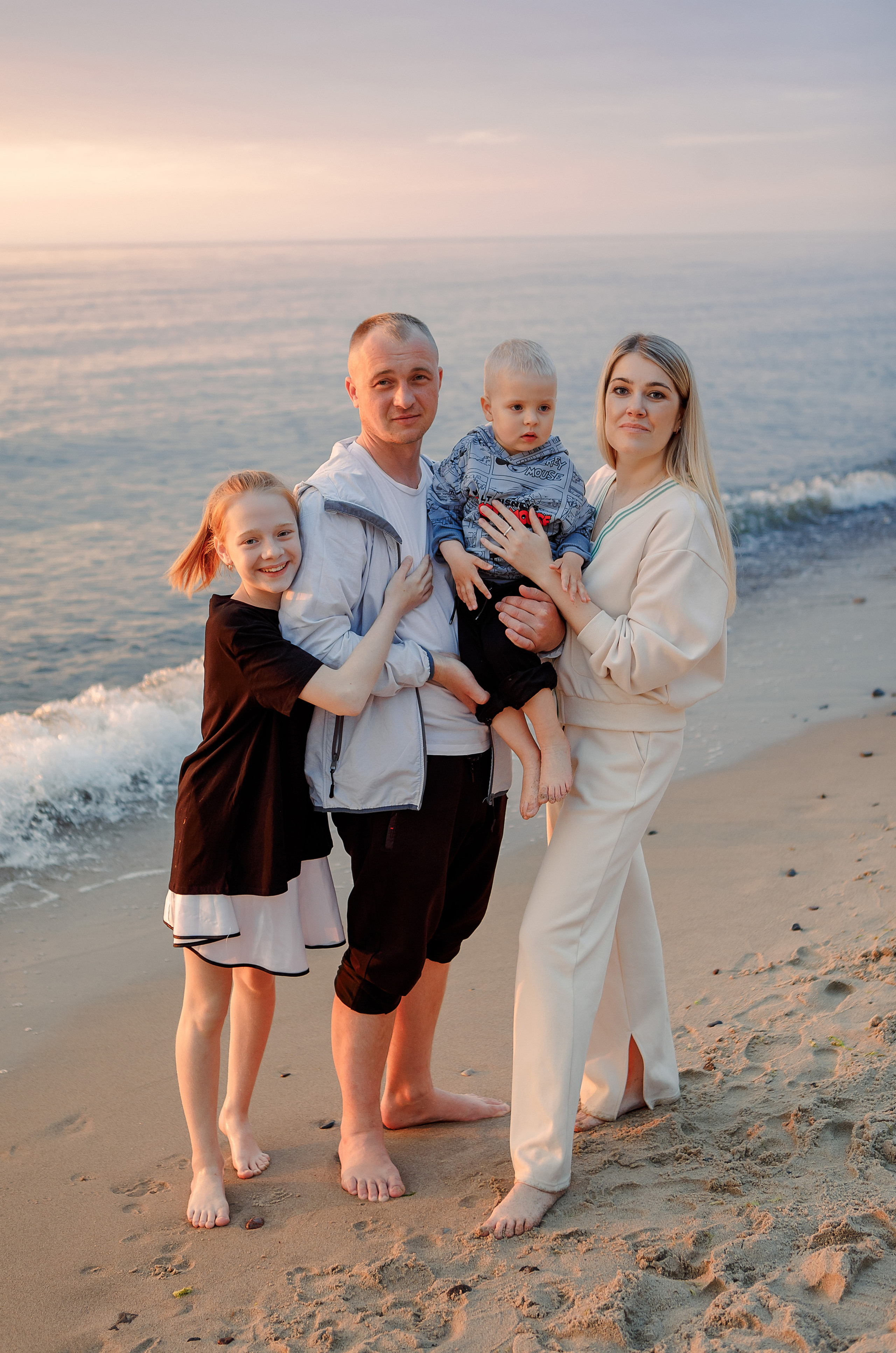 Морская семейная съёмка. Свадебный и семейный фотограф в Калининграде Макарова Татьяна