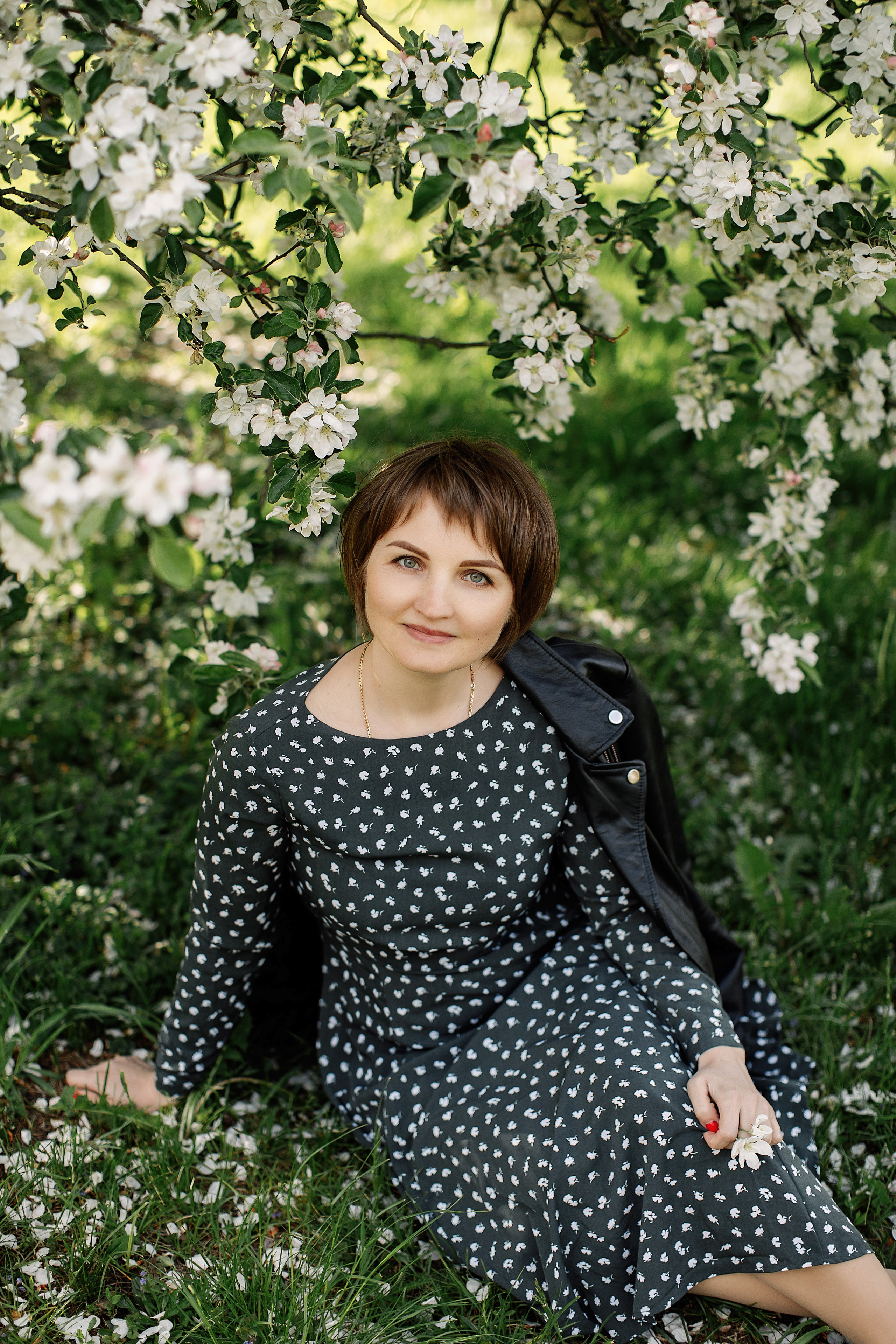 Семейная съёмка в цветении. Свадебный и семейный фотограф в Калининграде Макарова Татьяна