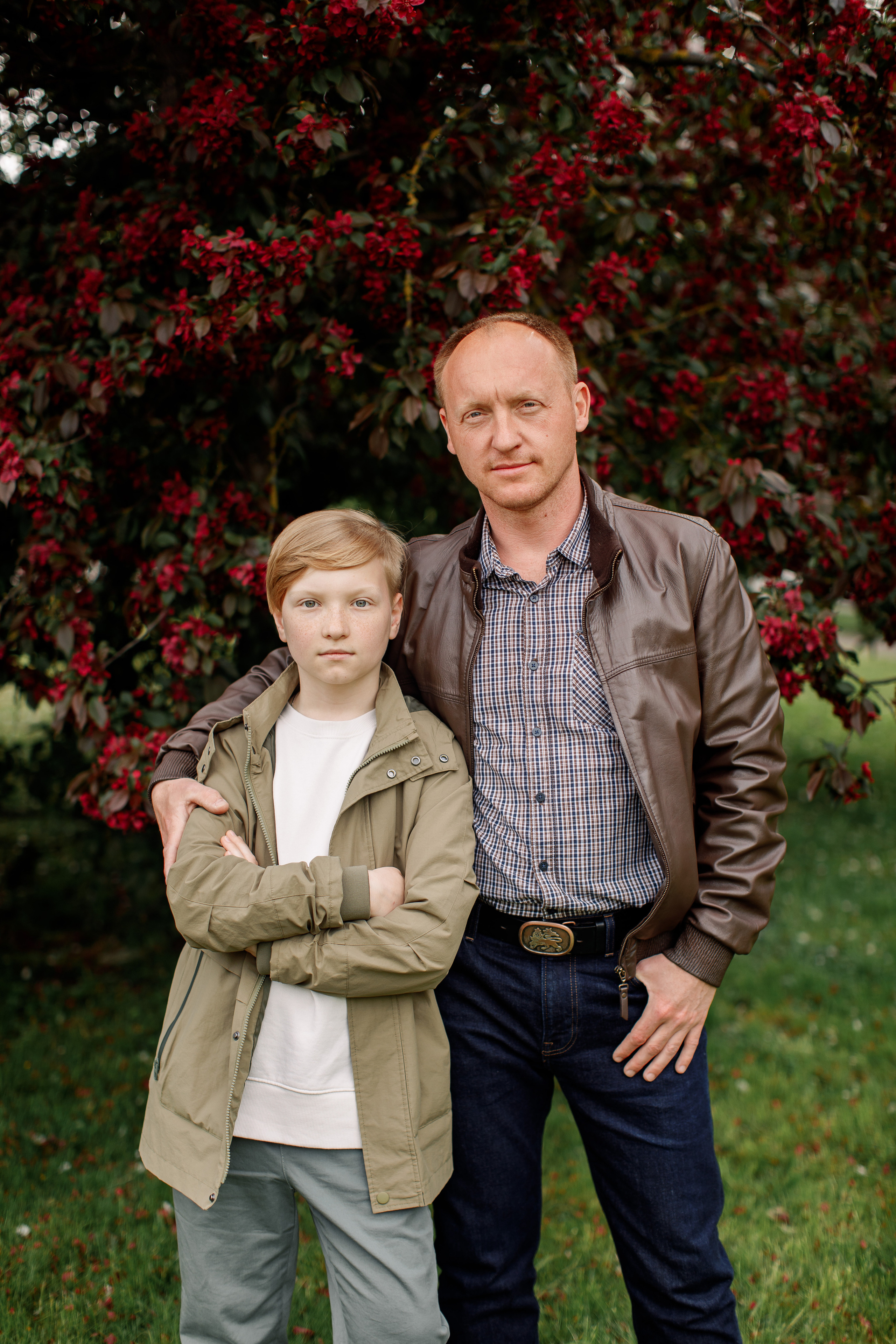 Семейная съёмка в цветении. Свадебный и семейный фотограф в Калининграде Макарова Татьяна