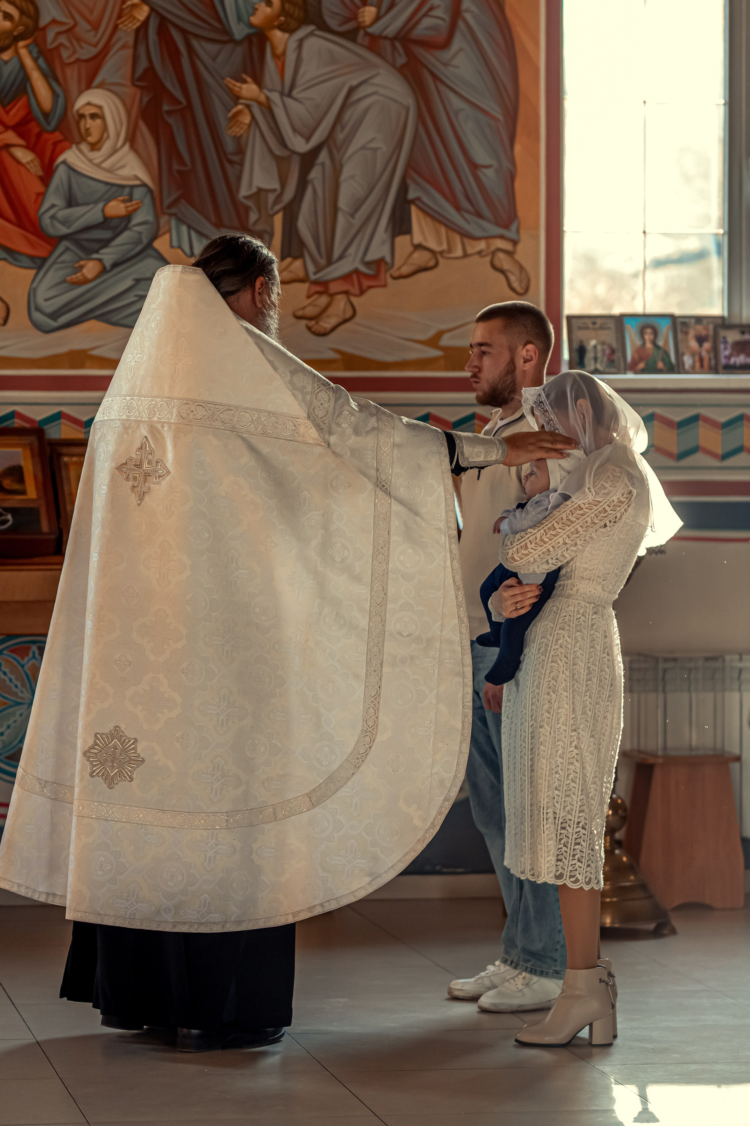 Таинство Крещения Ивана. Фотограф Таинств Крещения и Венчания в г. Курске