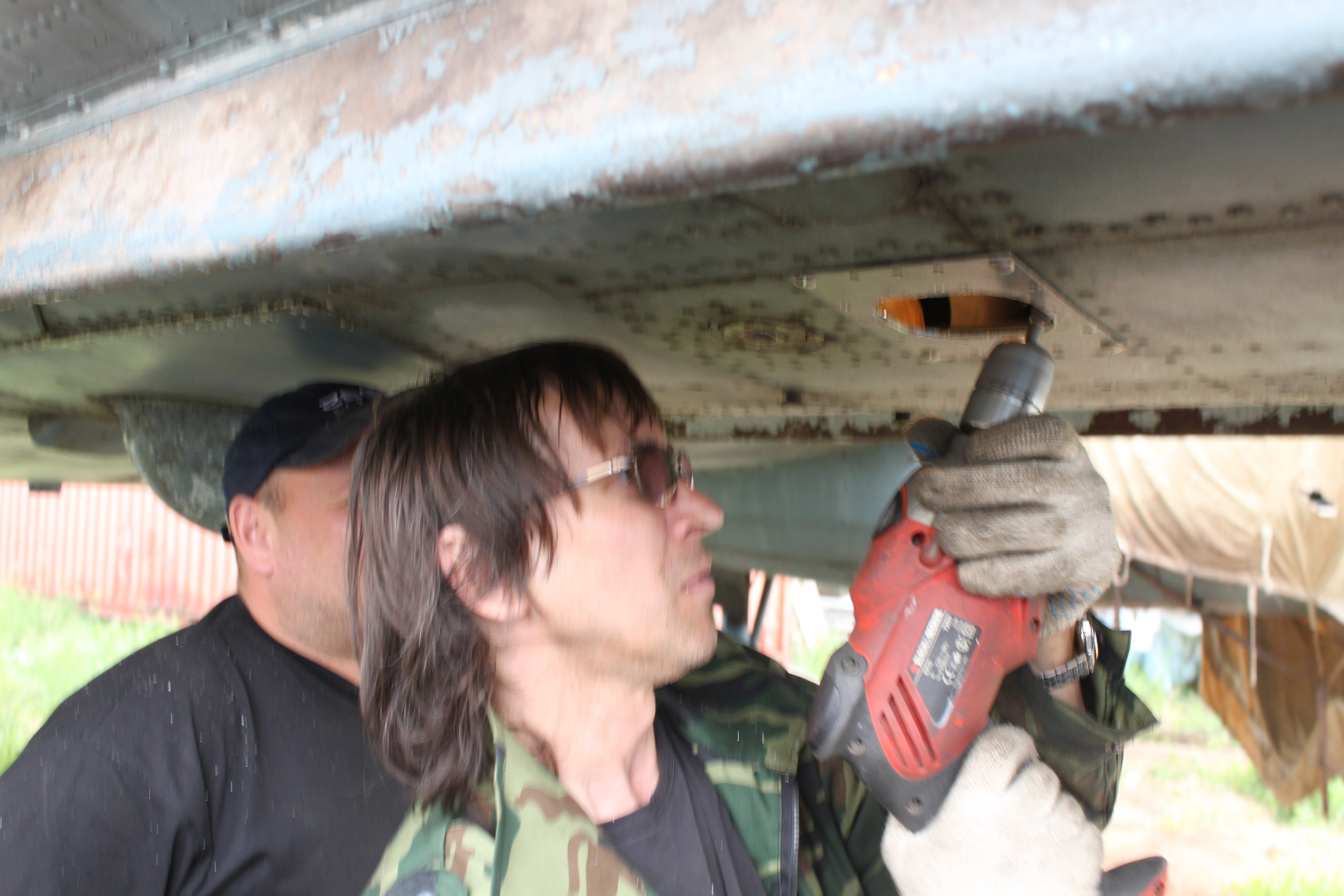 Ил-14Т «Голубая Мечта» работы в Тушино (2011 г.). Фотоальбом показывающий увлекательный мир авиации и мир медведей Андрея Иванова
