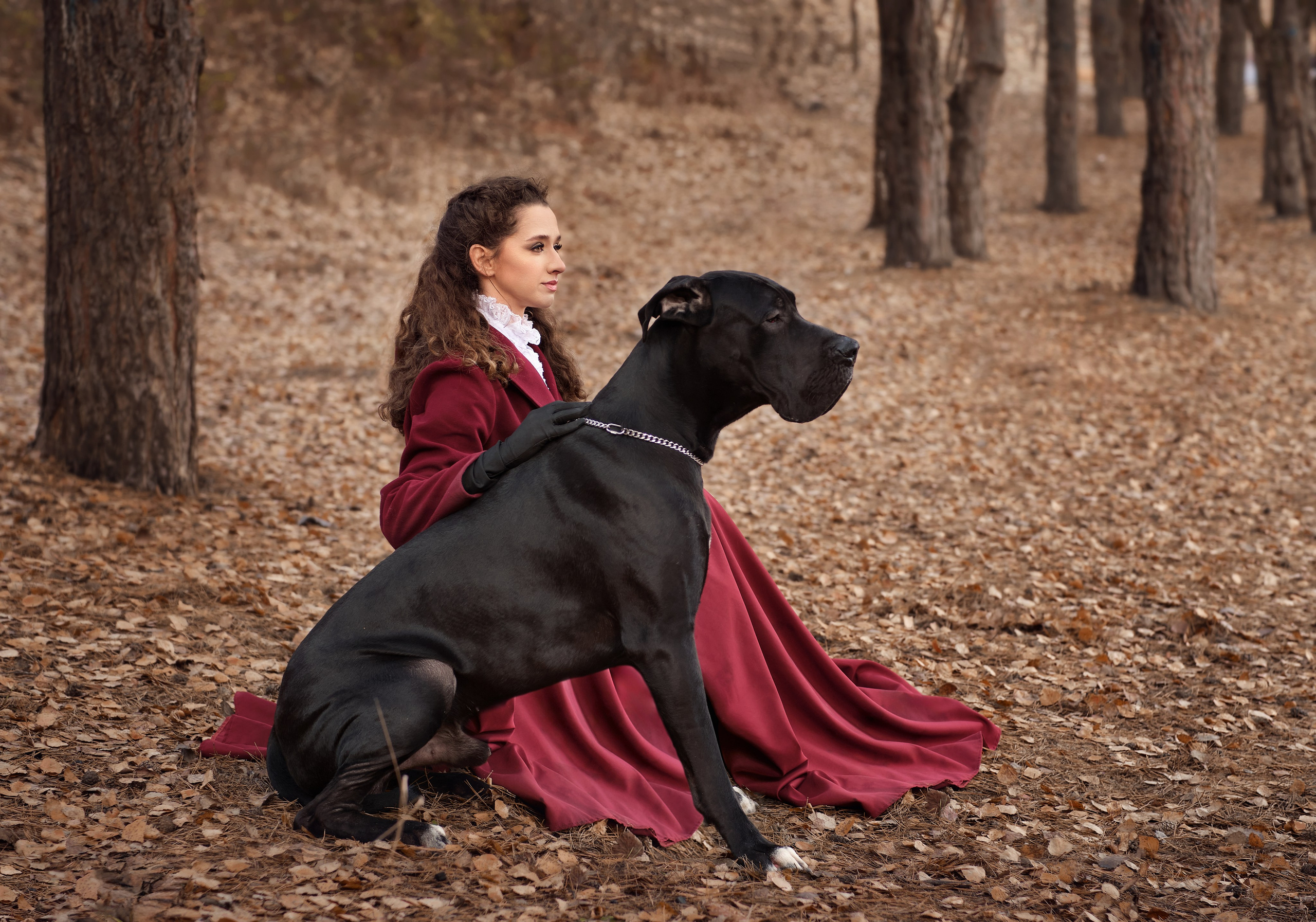 Анна, конная прогулка