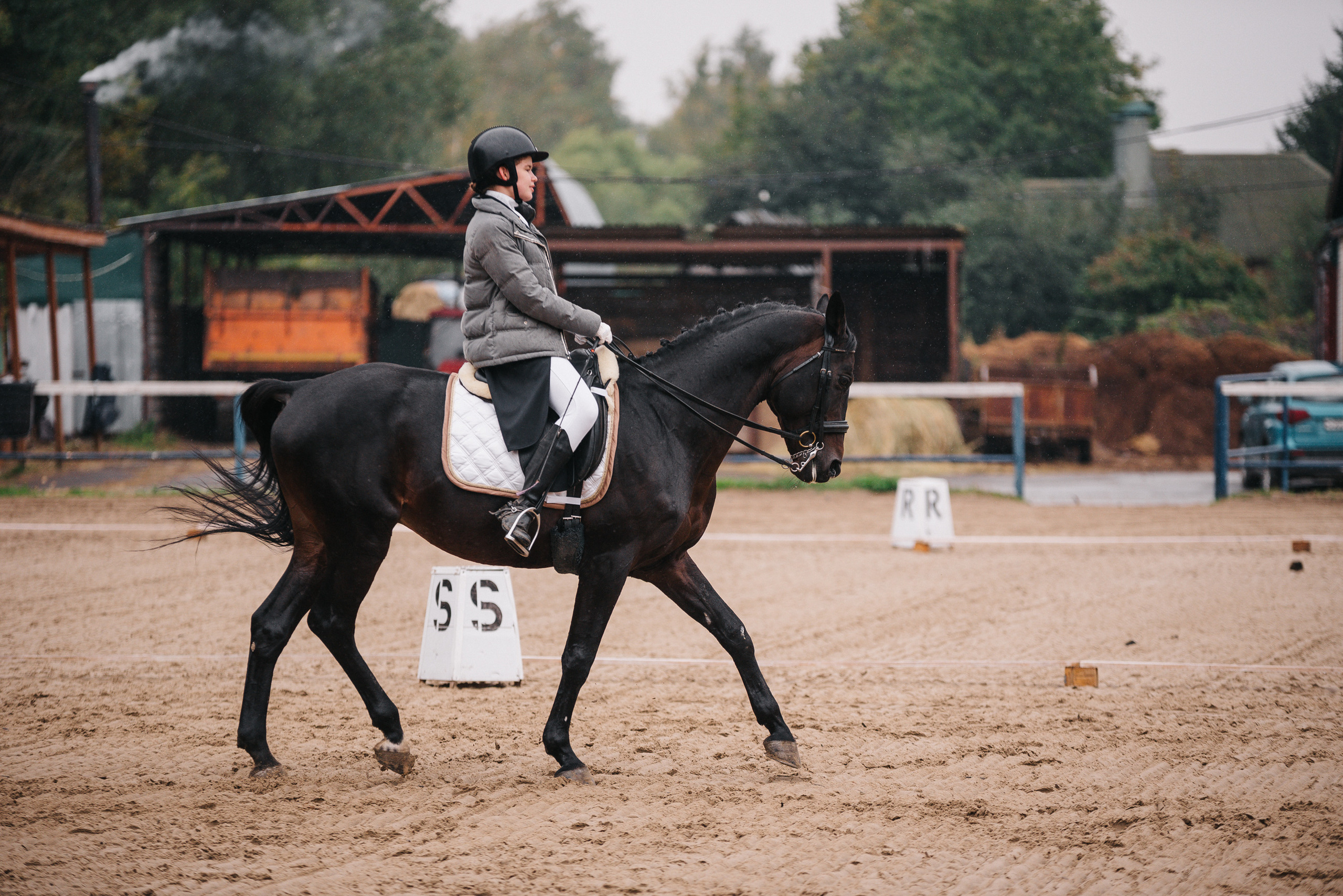 КСК Росинант. Клубные соревнования-выездка. Фотограф Рязань