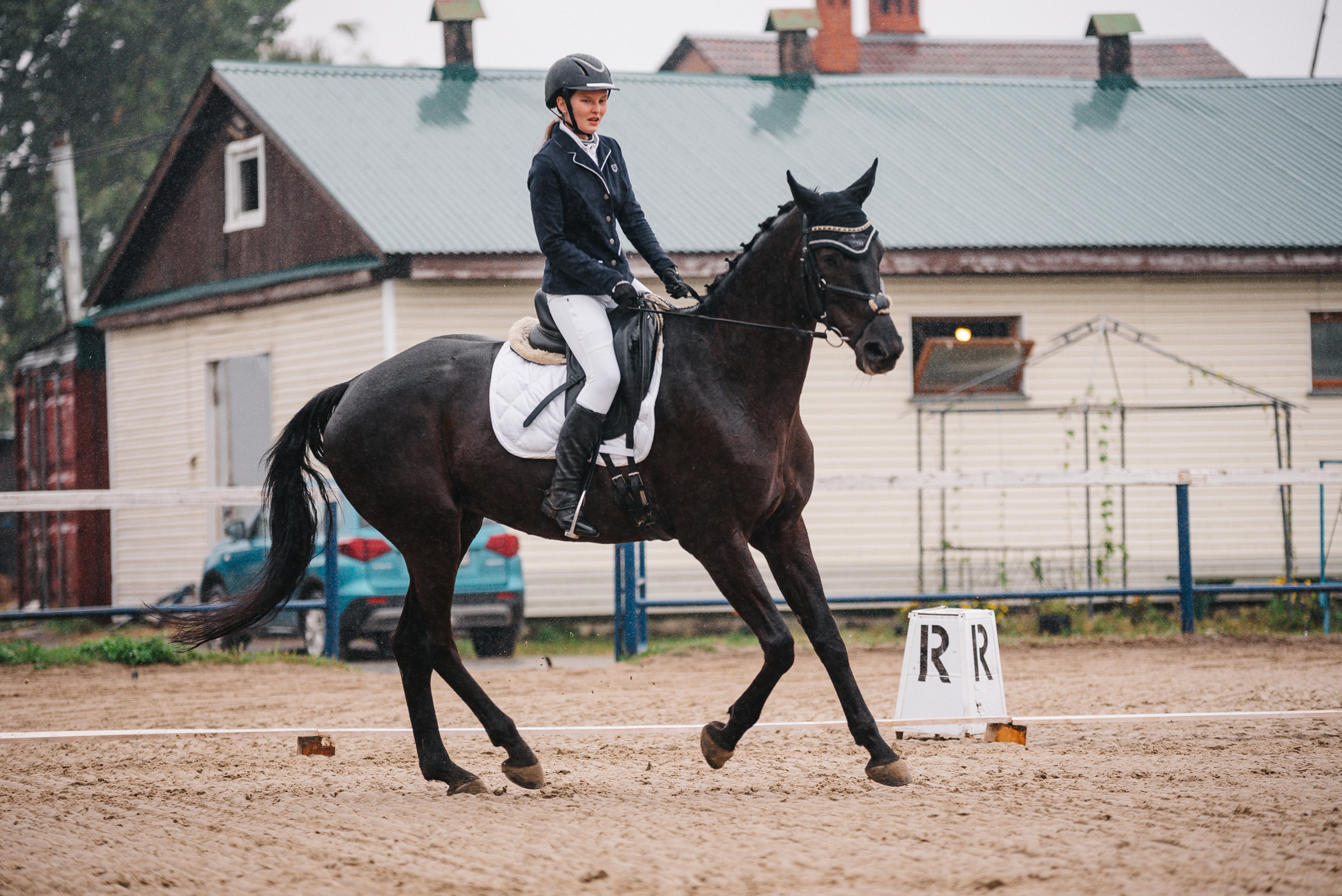 КСК Росинант. Клубные соревнования-выездка. Фотограф Рязань