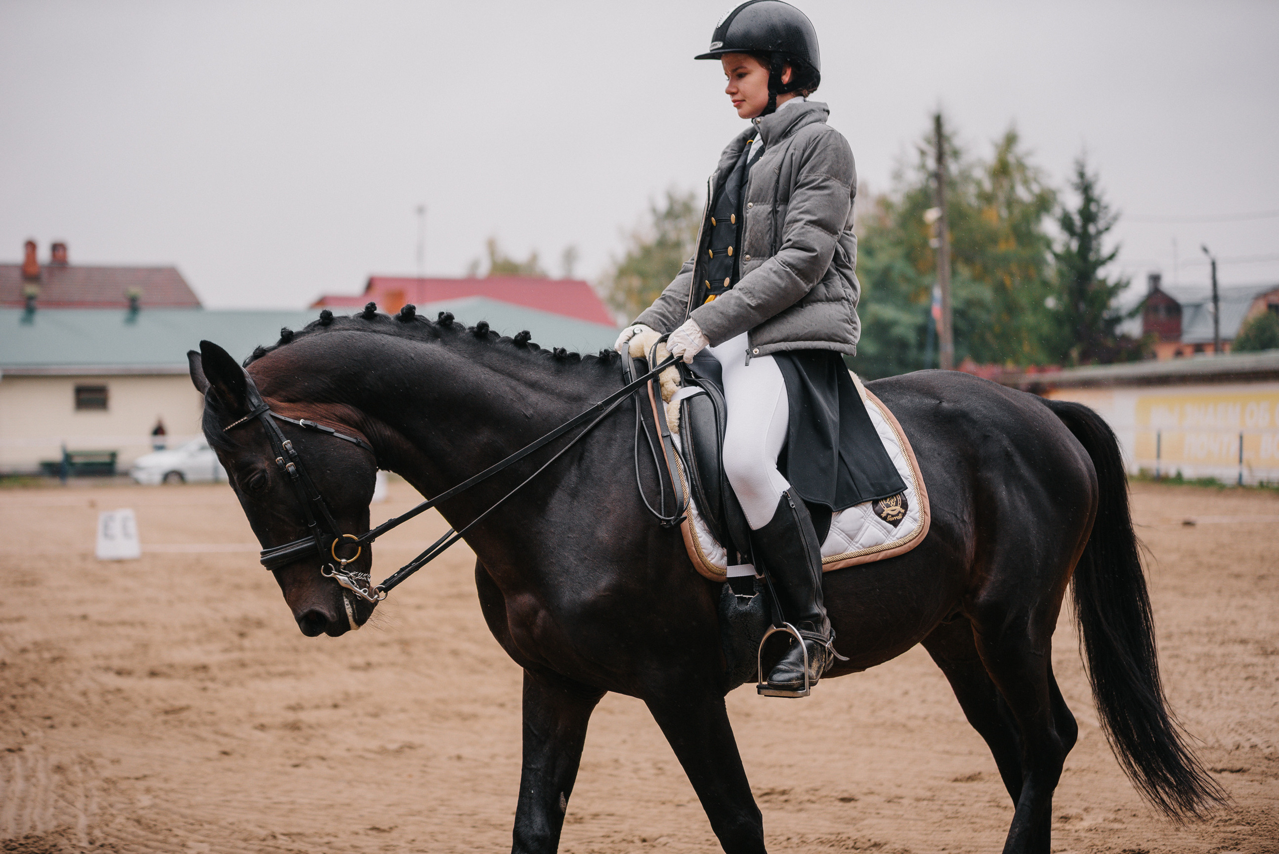 КСК Росинант. Клубные соревнования-выездка. Фотограф Рязань