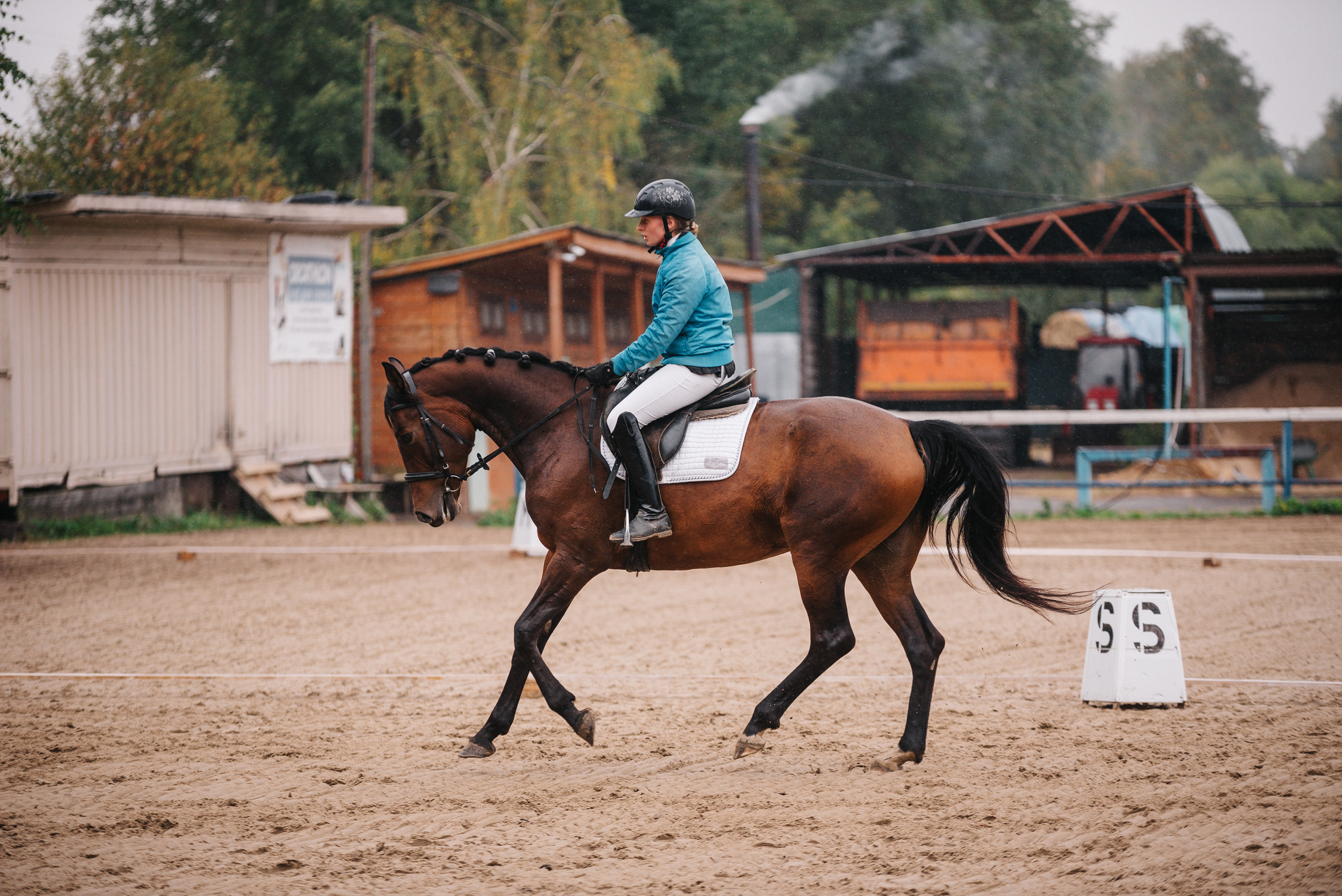 КСК Росинант. Клубные соревнования-выездка. Фотограф Рязань