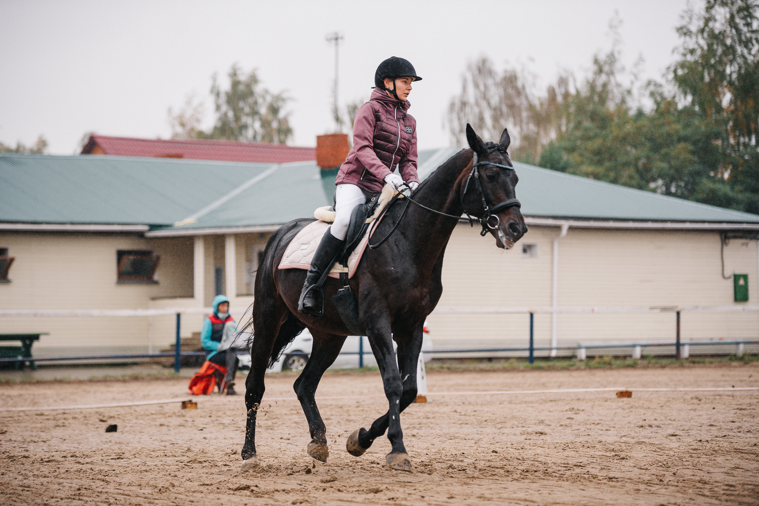 КСК Росинант. Клубные соревнования-выездка. Фотограф Рязань