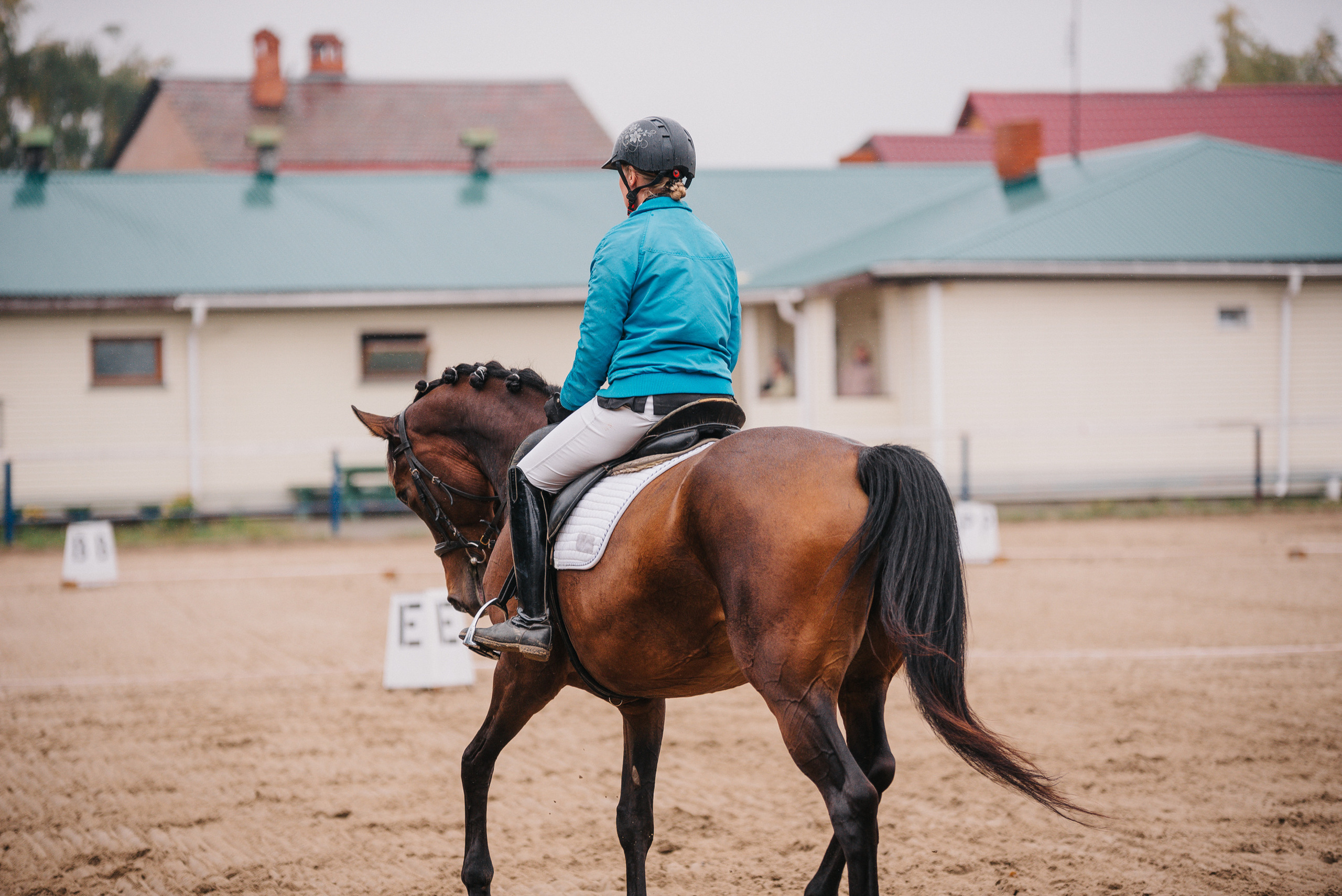 КСК Росинант. Клубные соревнования-выездка. Фотограф Рязань
