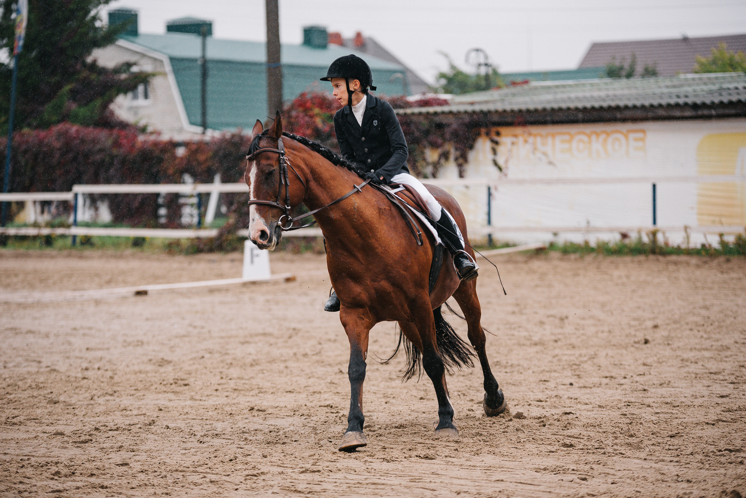КСК Росинант. Клубные соревнования-выездка. Фотограф Рязань