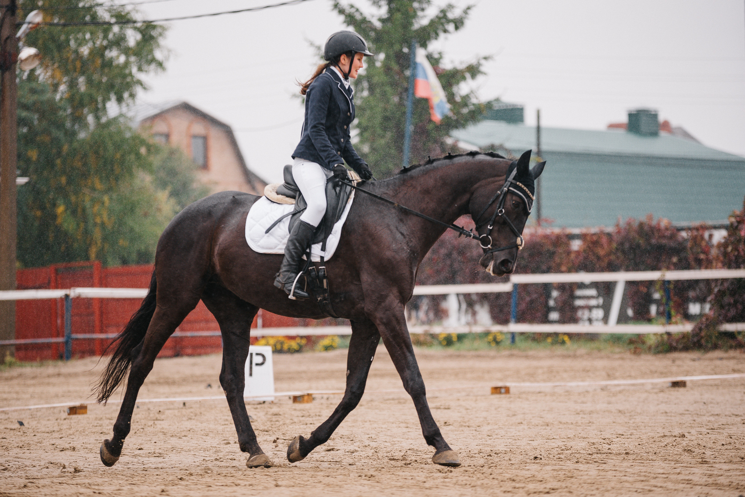 КСК Росинант. Клубные соревнования-выездка. Фотограф Рязань