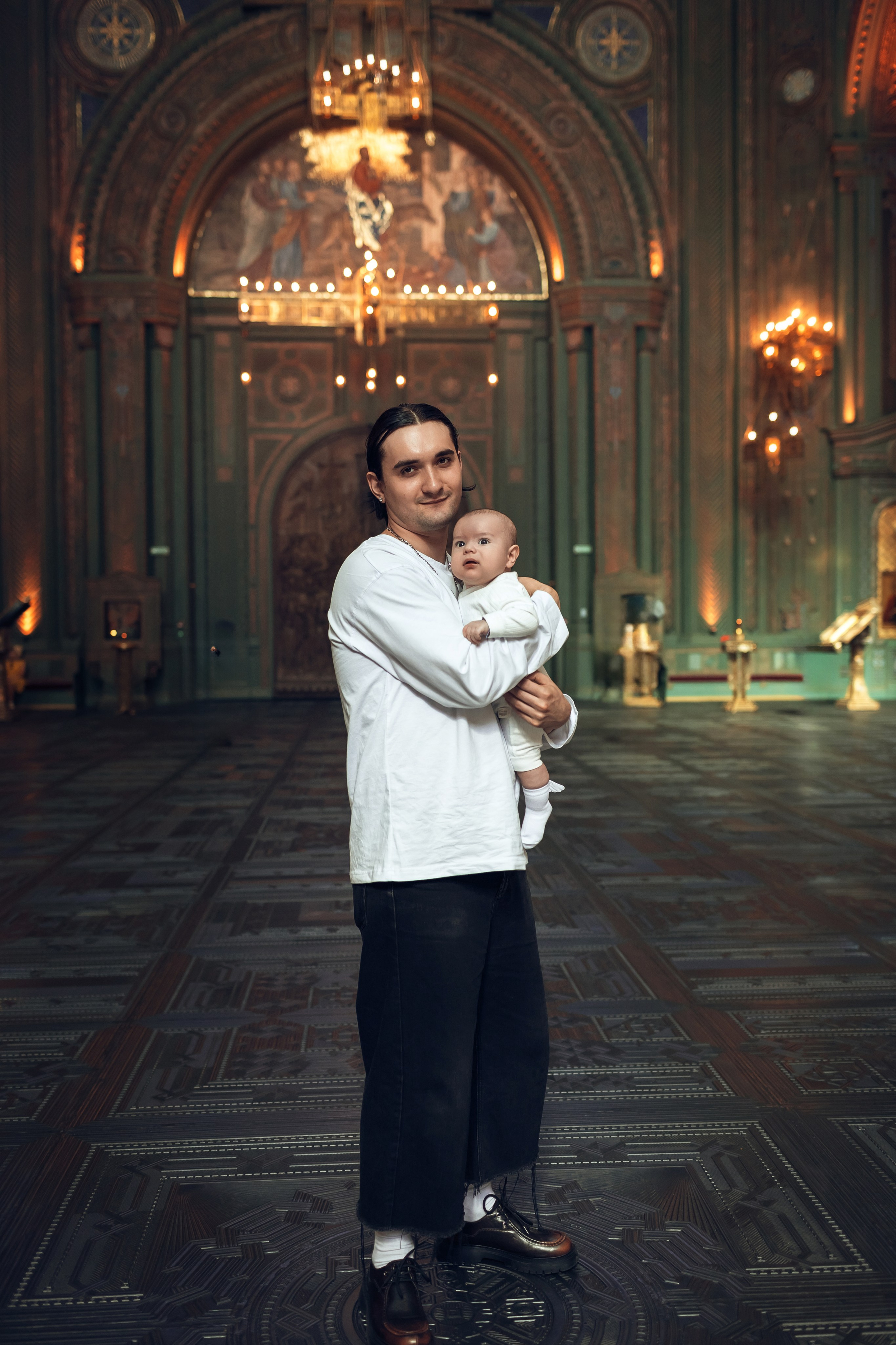 Крещение в Храме Вооруженных Сил России. Профессиональный фотограф в Москве и Мо Мария Шантарёва