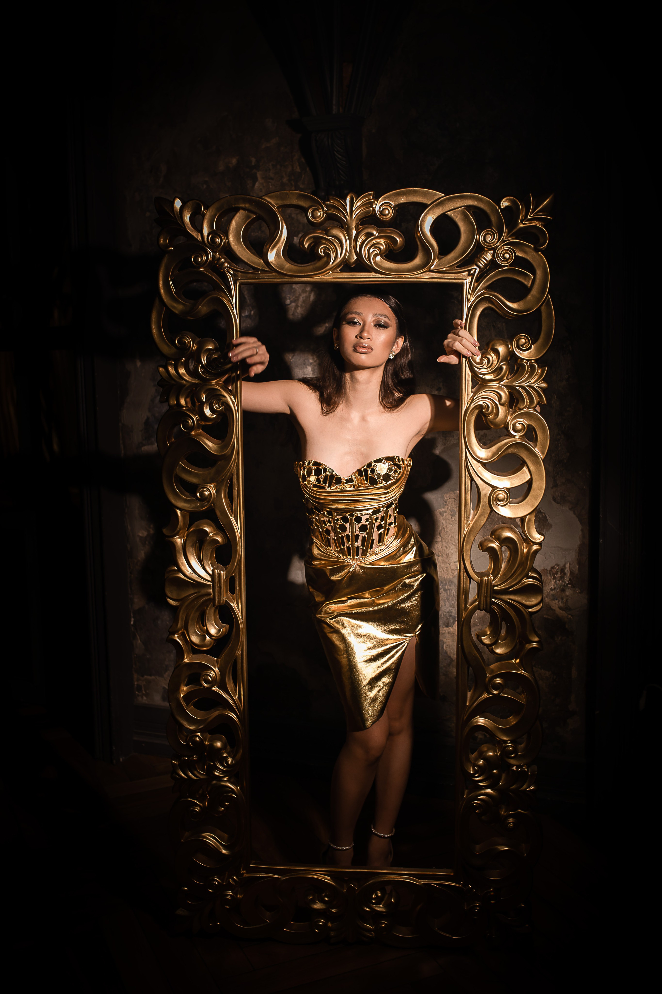 Анастасия. Творческий проект «Золото». Свадебный и семейный фотограф в Колпино и СПб Юлия Папанова