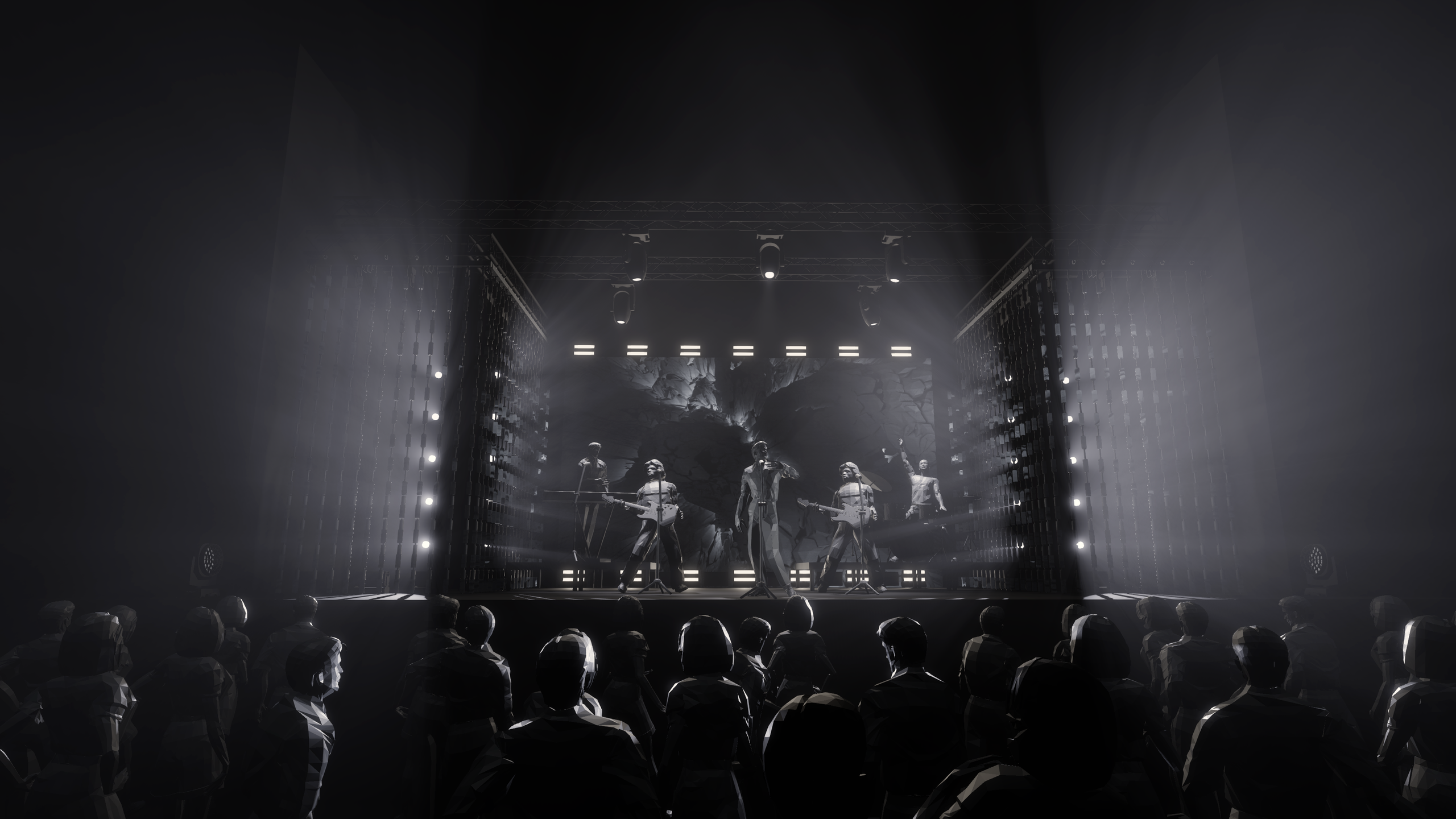 GLOWING CURTAIN. OOPS