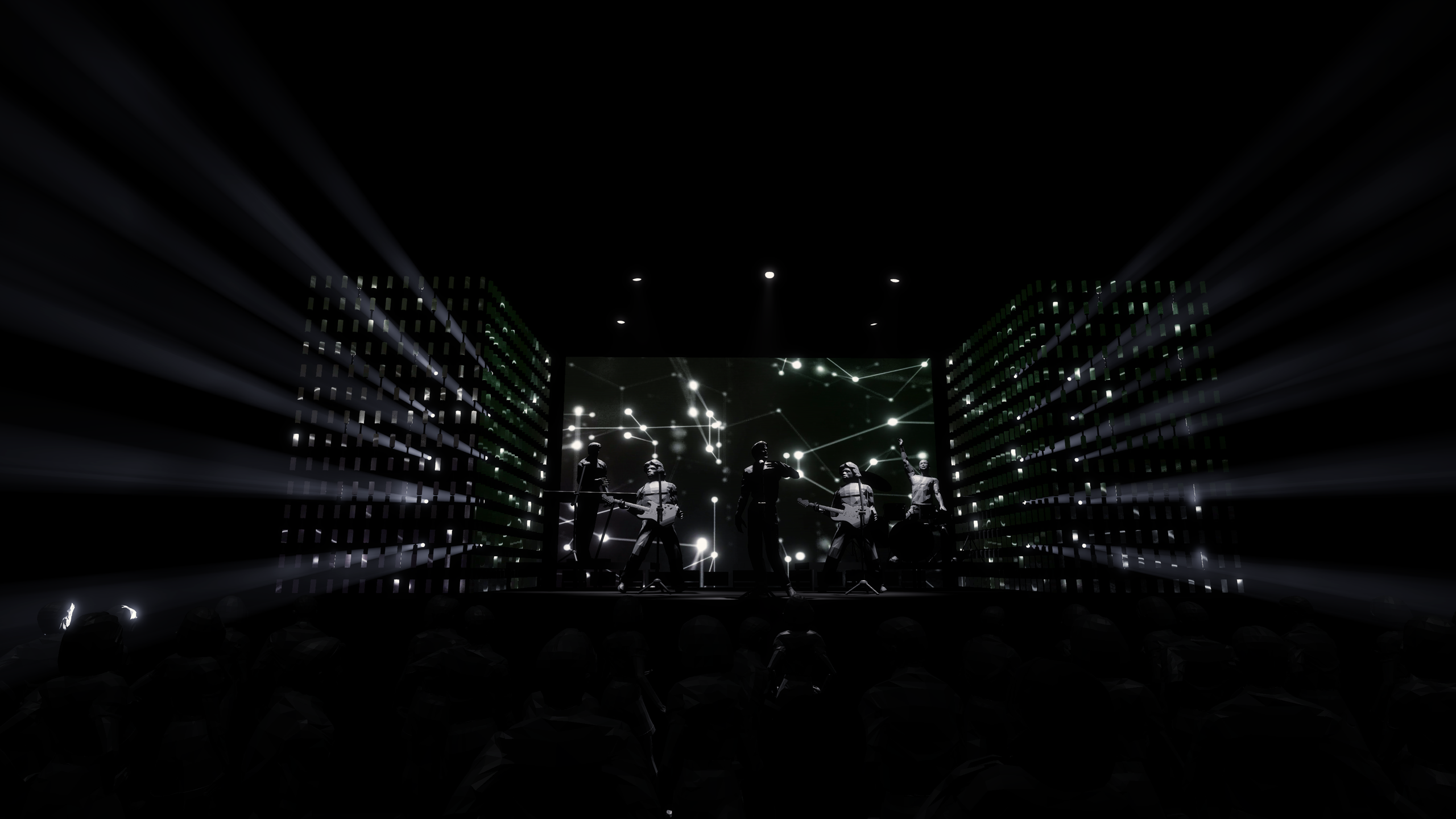 GLOWING CURTAIN. OOPS