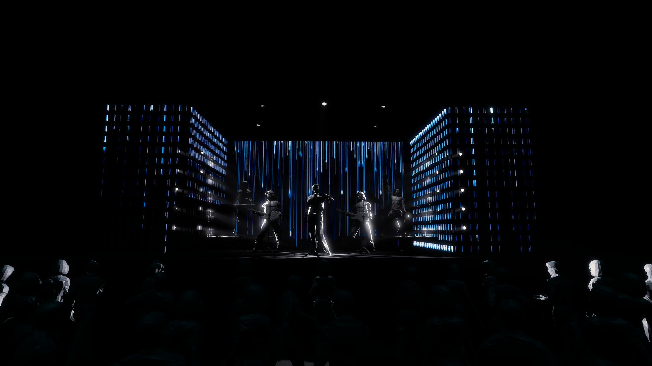 GLOWING CURTAIN. OOPS