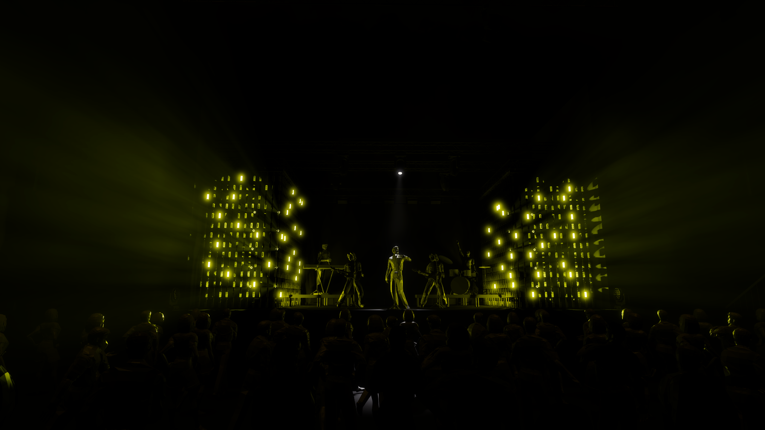 GLOWING CURTAIN. OOPS