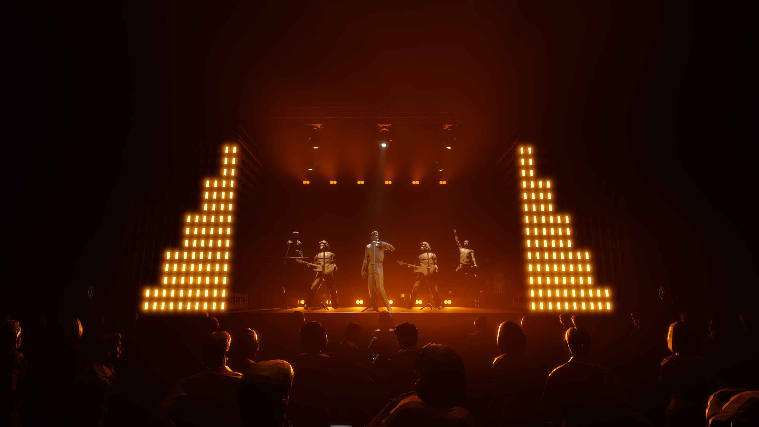 GLOWING CURTAIN. OOPS