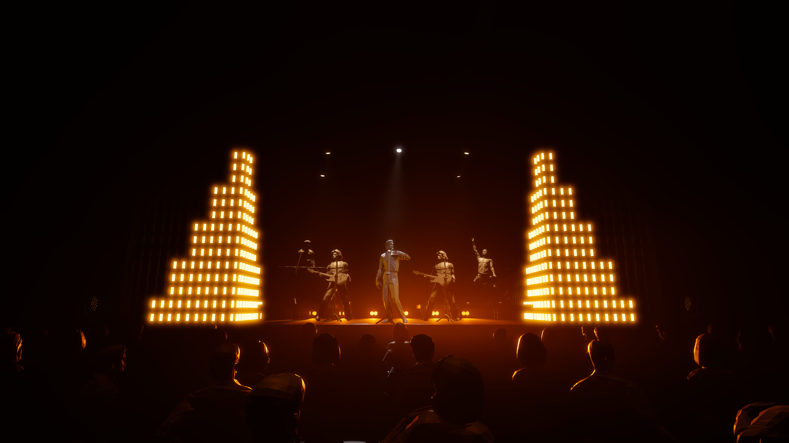 GLOWING CURTAIN. OOPS