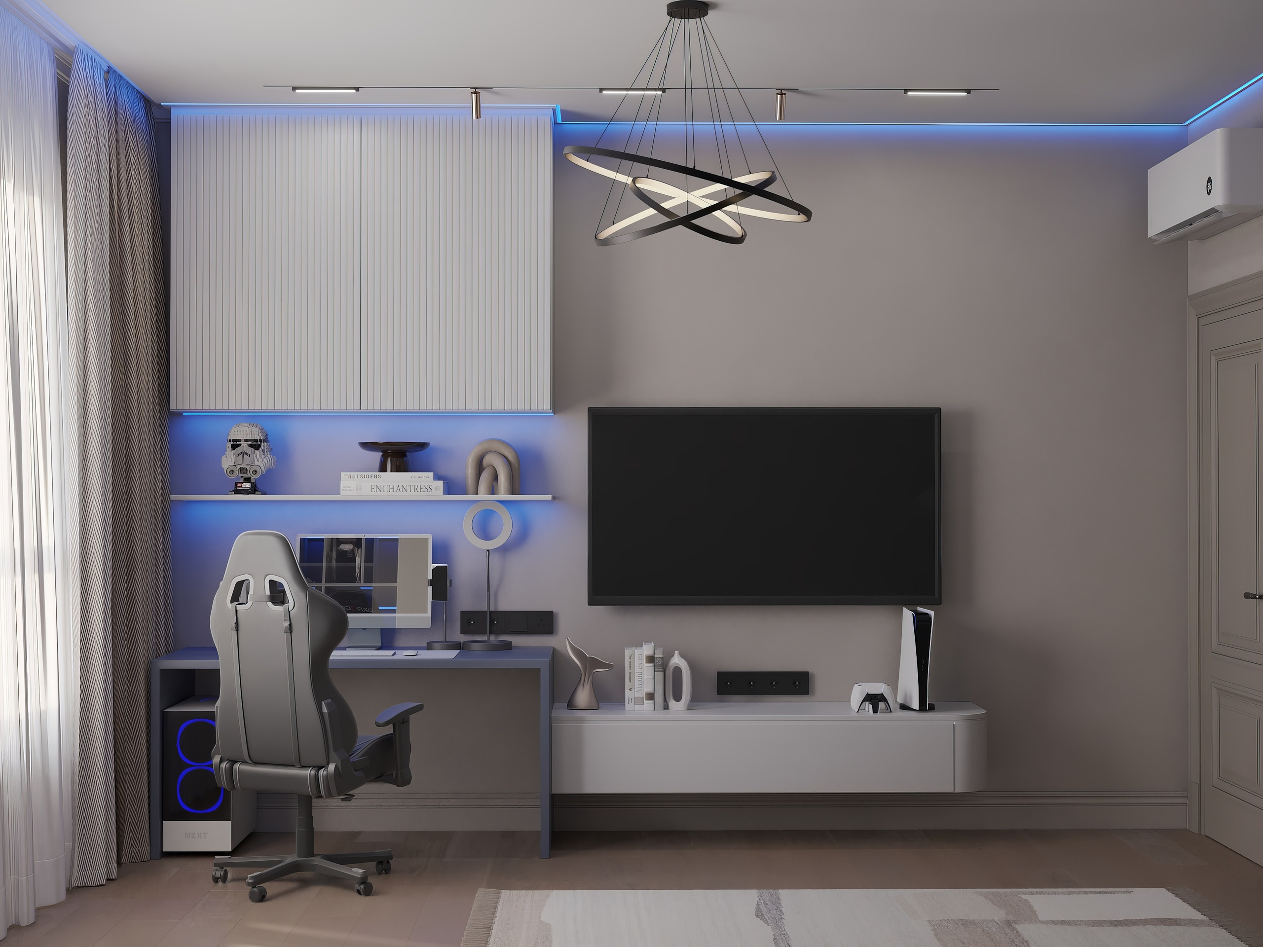 ЖК Ньютон 123 м². БК студия дизайна интерьера