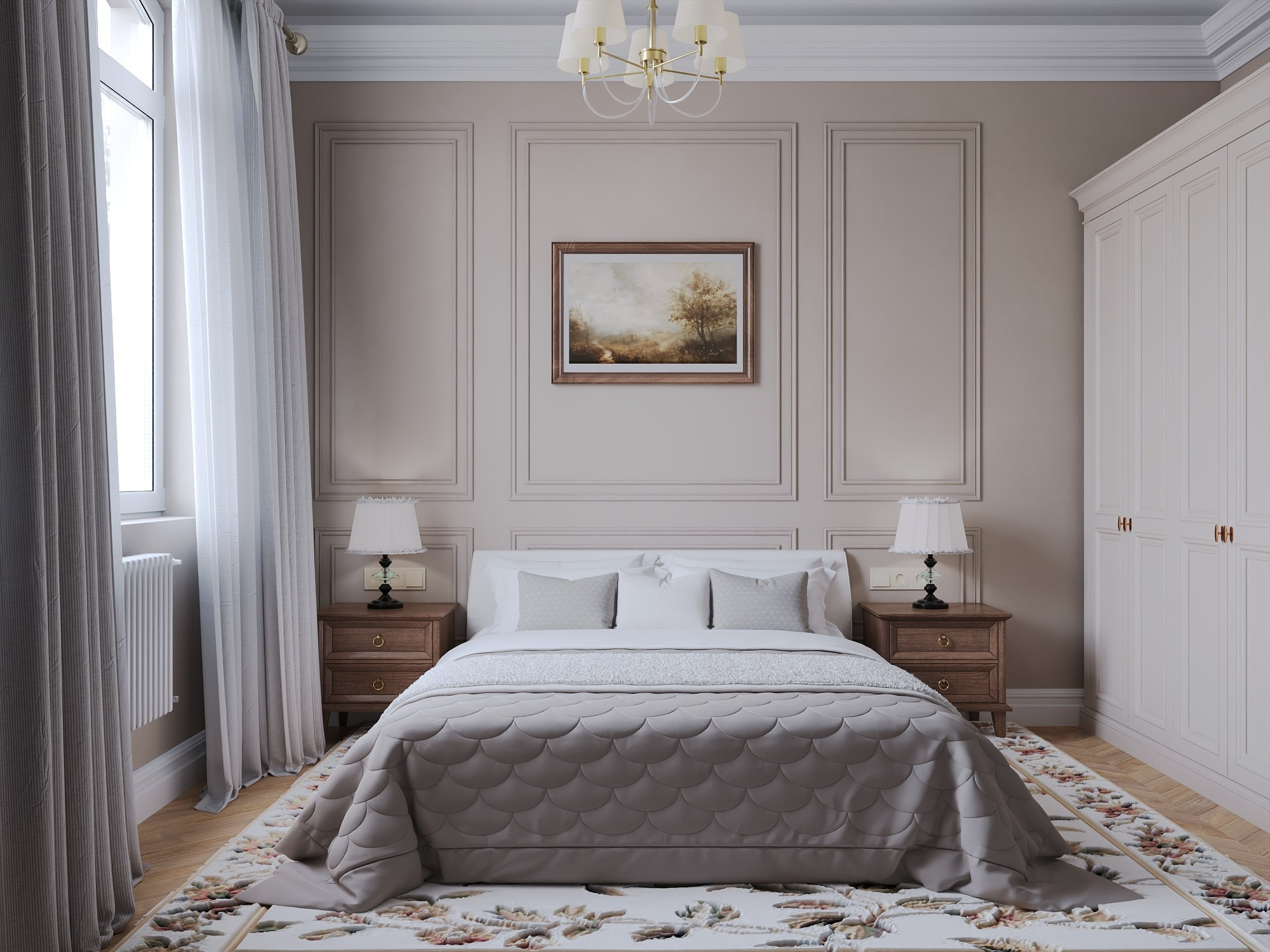 Европейский-2 73 м² г.Челябинск. БК студия дизайна интерьера