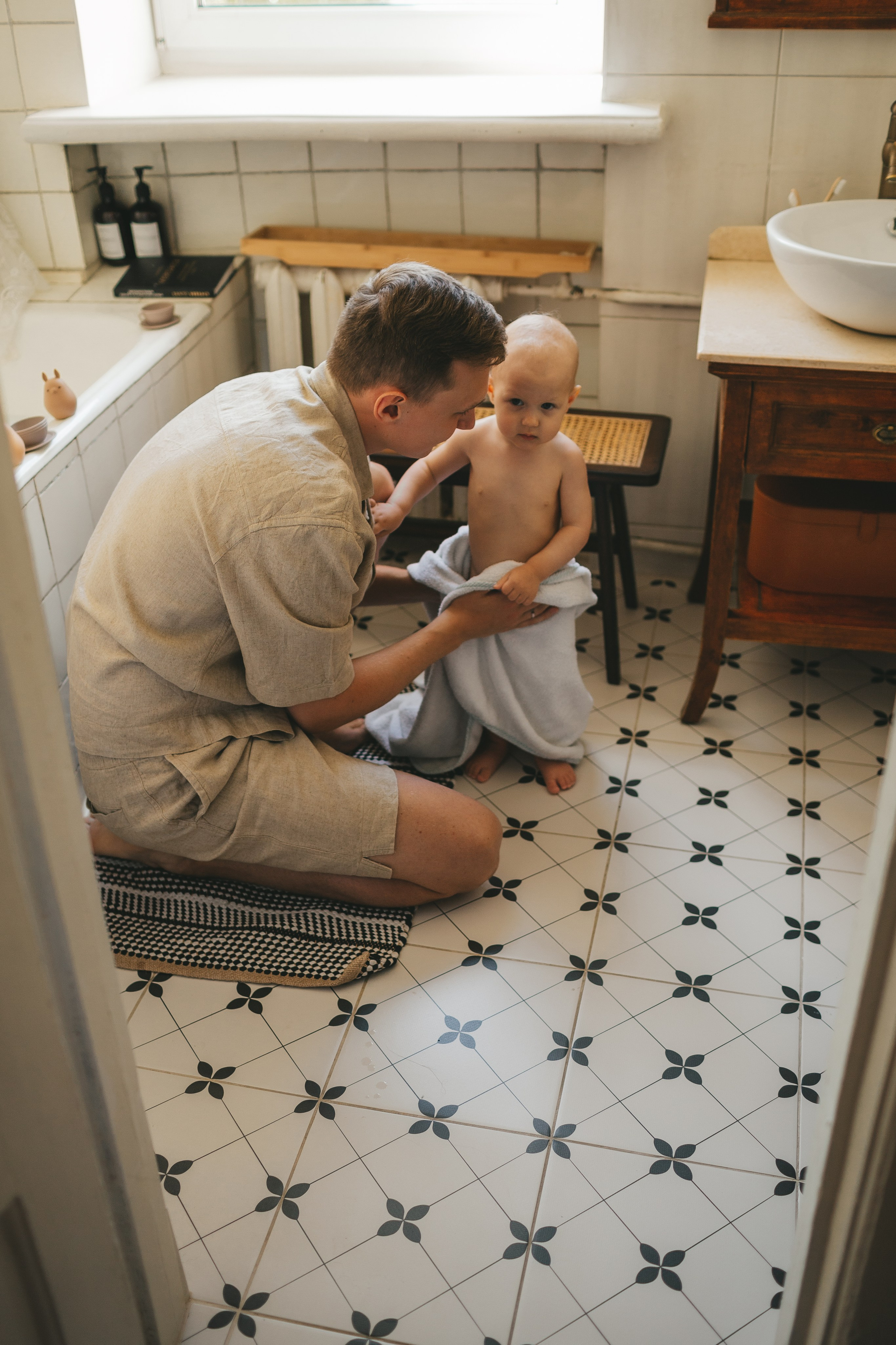 Стас, Даша и Ева (купание в ванной). Семейный и детский фотограф и видеограф в Москве, Дрокина Наталья