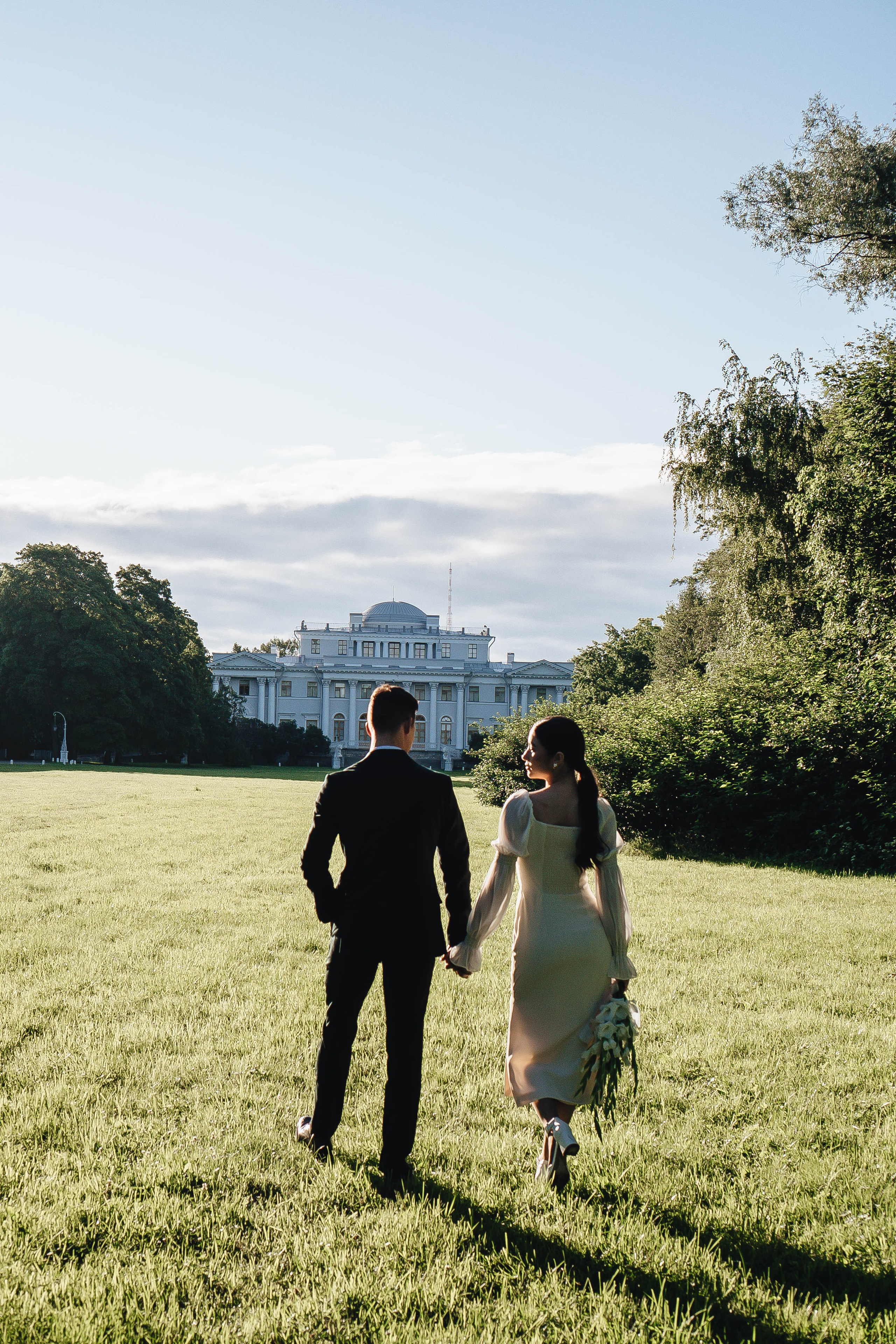 СВАДЕБНАЯ СЬЕМКА НА РАССВЕТЕ НА ЕЛАГИНОМ ОСТОРОВЕ. Профессиональный фотограф, Санкт-Петербург — Виктория Богомолова