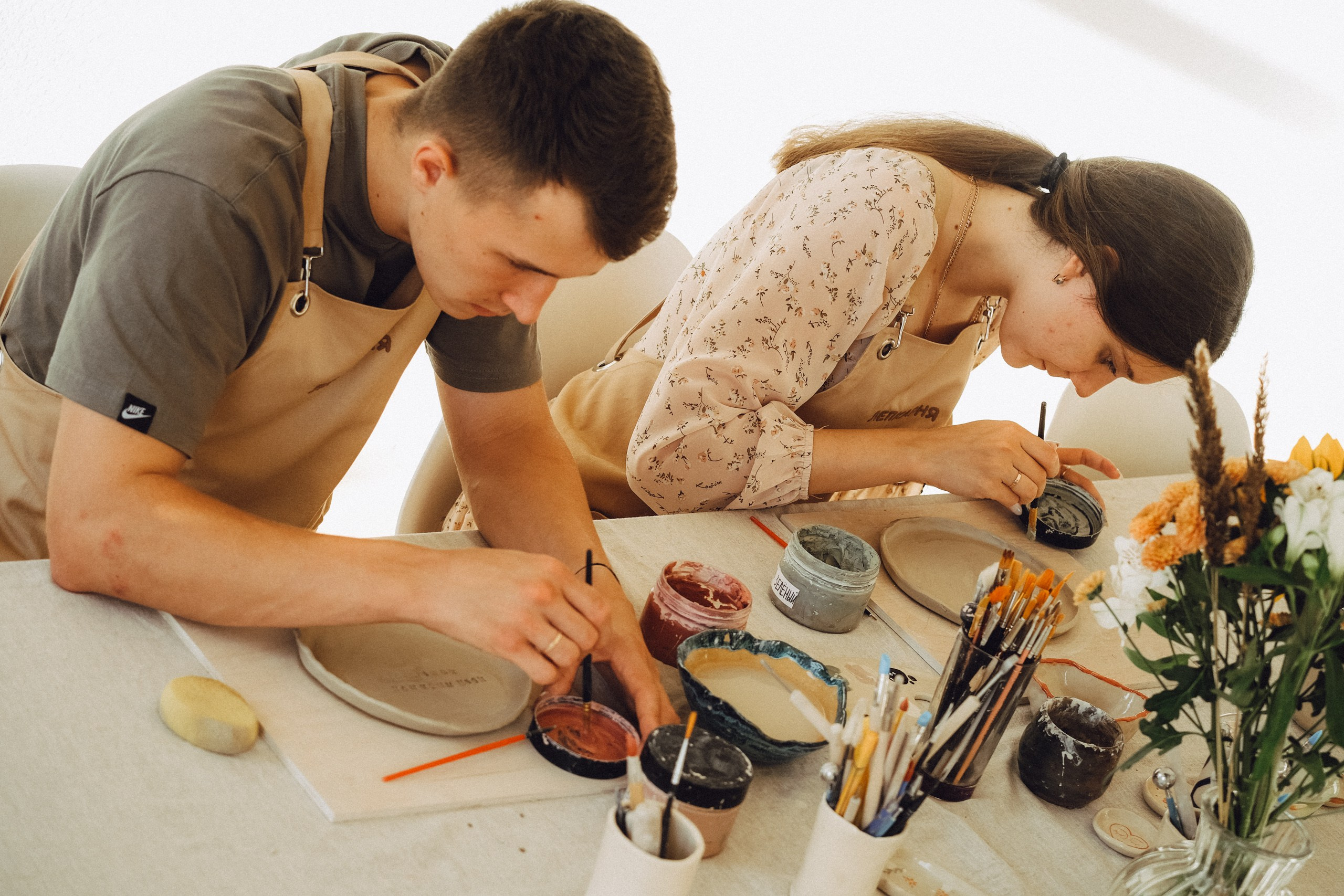 Любовь в студии лепки. Профессиональный фотограф, Санкт-Петербург — Виктория Богомолова