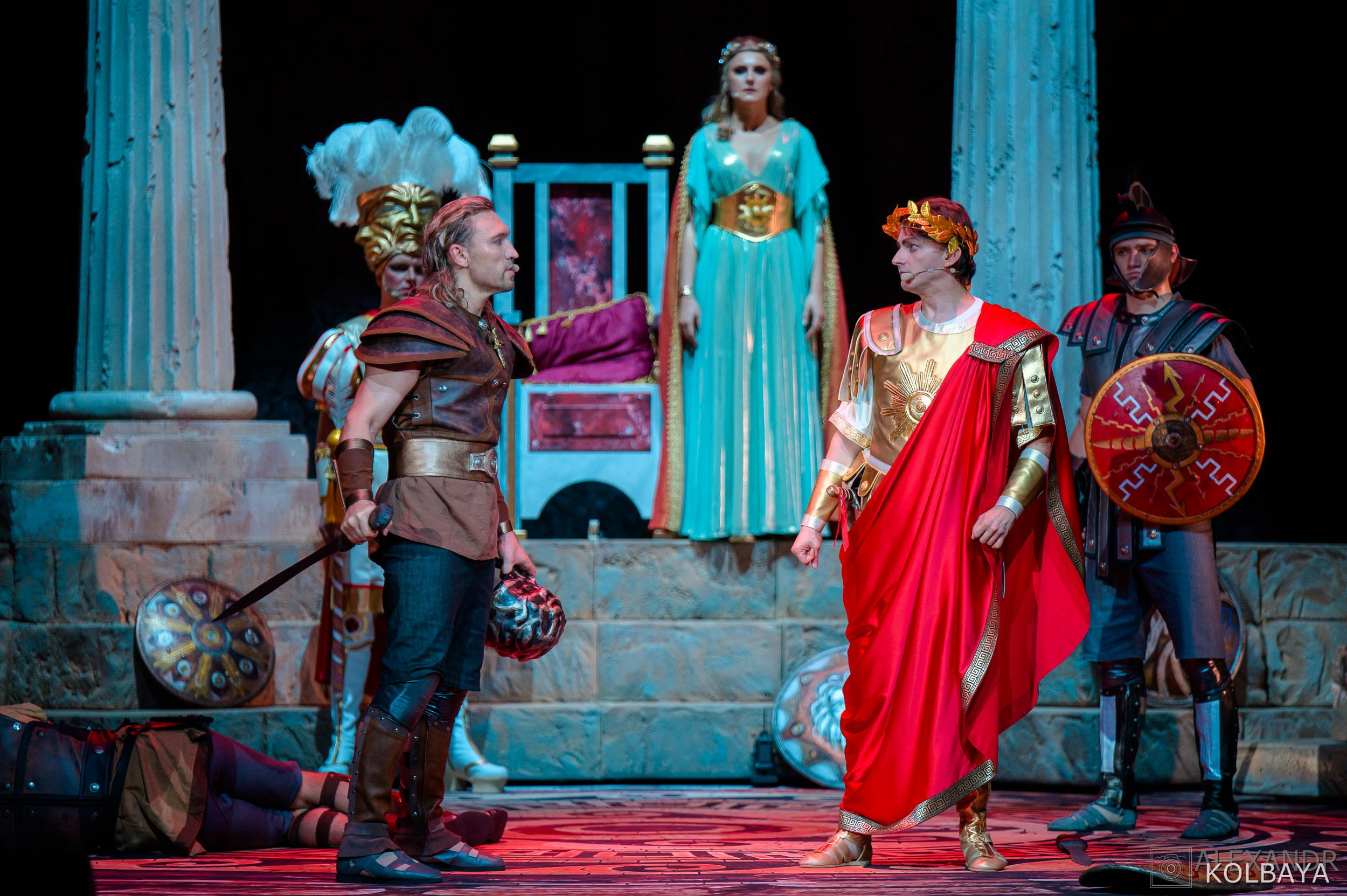 Фоторепортаж со спектакля Гладиатор в Театре Терезы Дуровой. Концертный и театральный репортажный фотограф в Москве Александр Колбая