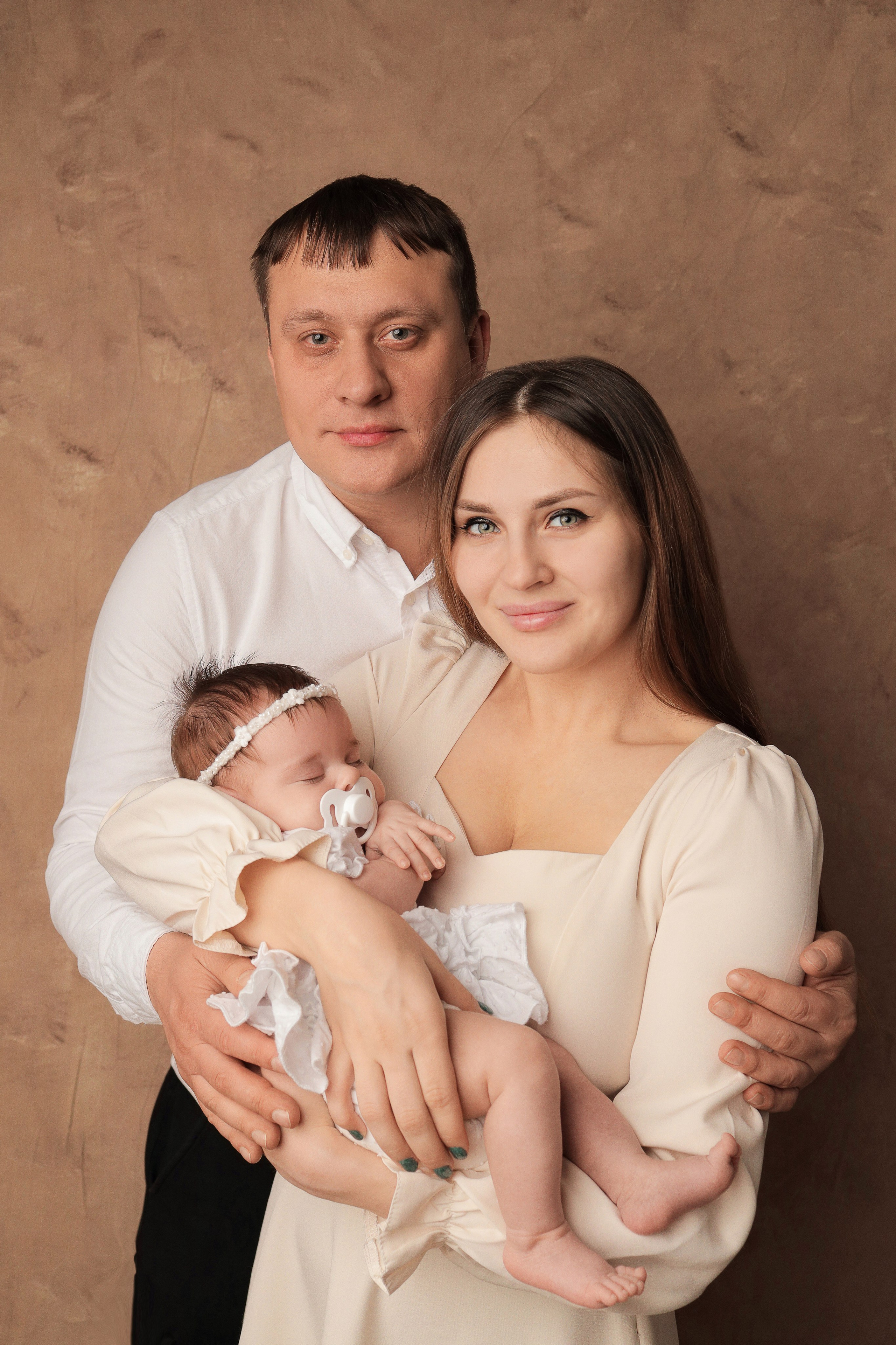 Дариночка, 1 месяц. Фотограф новорожденных в Новокузнецке Анна Горошникова
