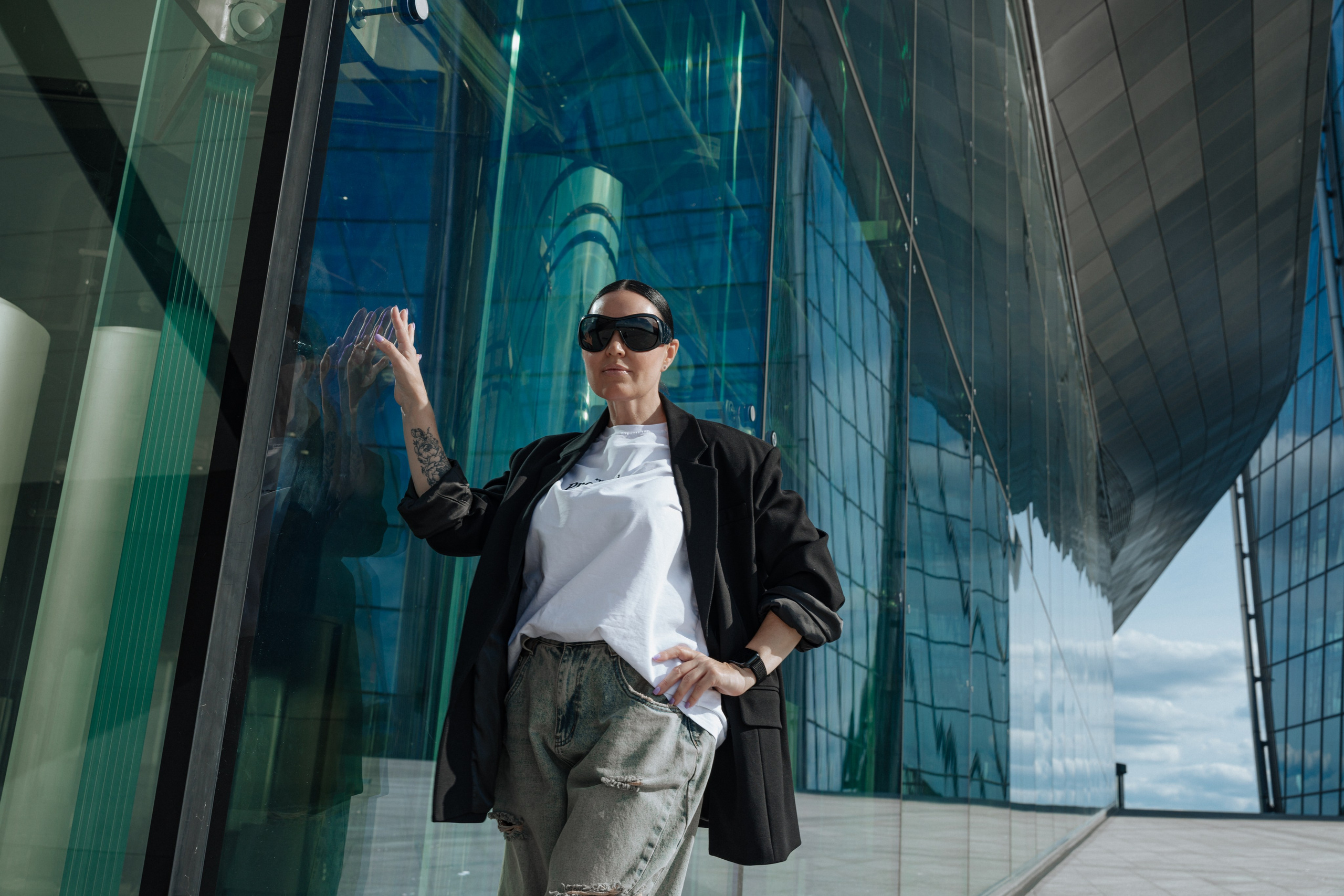 Елена. Лахта центр. Портретный фотограф в Санкт-Петербурге Дмитриева Наталия