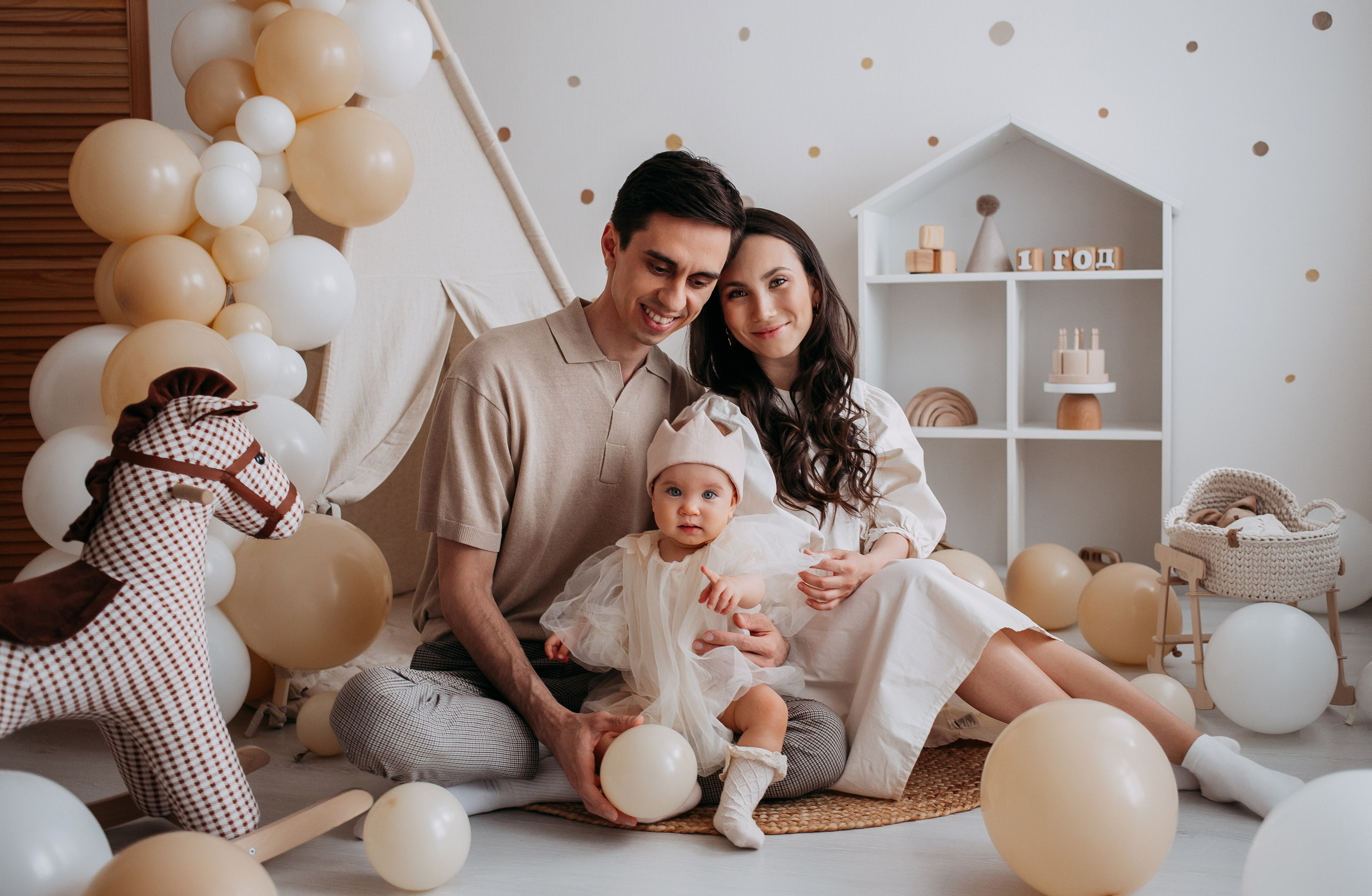 Мирочке 1 годик. Фотограф в Санкт-Петербурге Гарипова Валерия