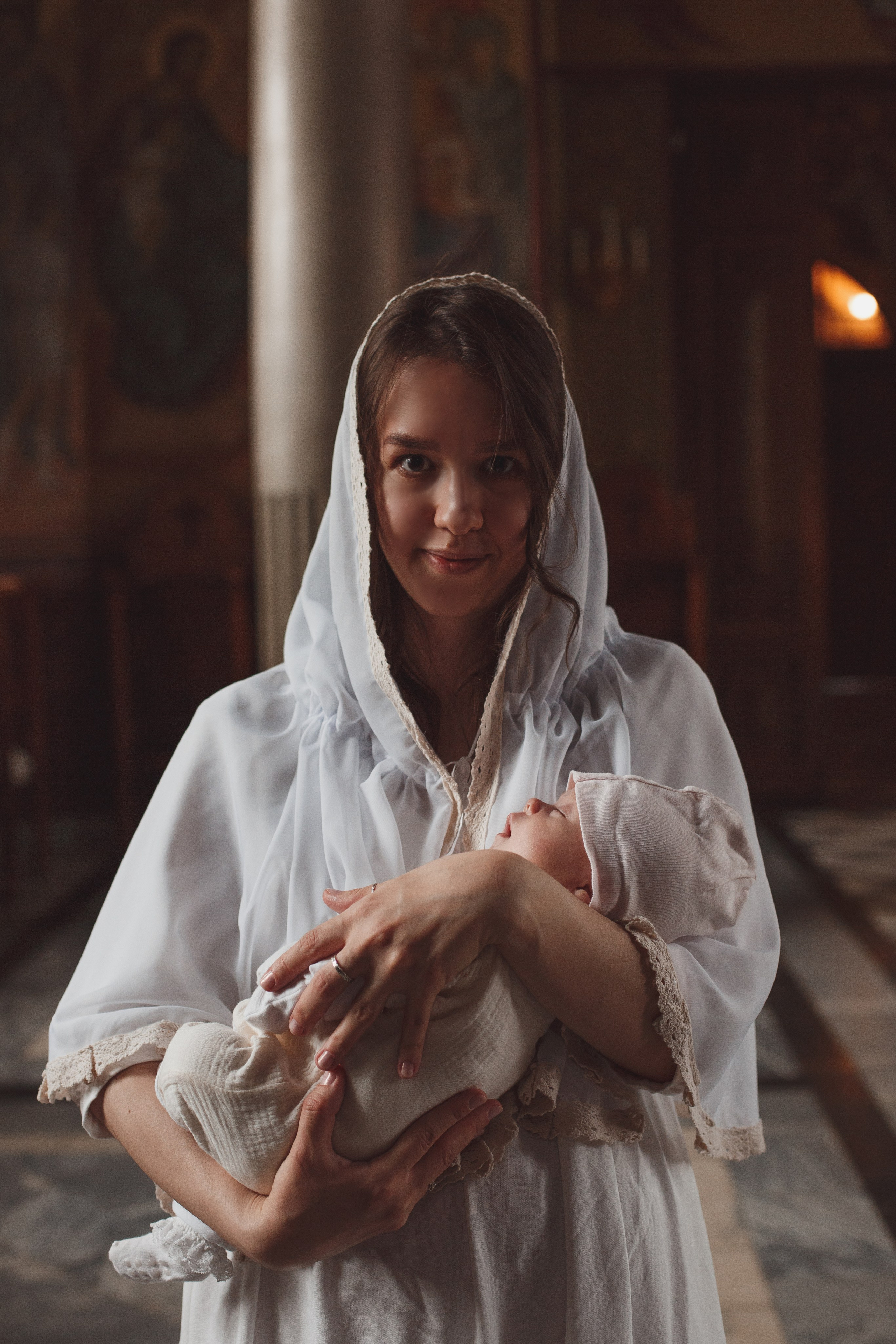 Крёстная мама и крестник.