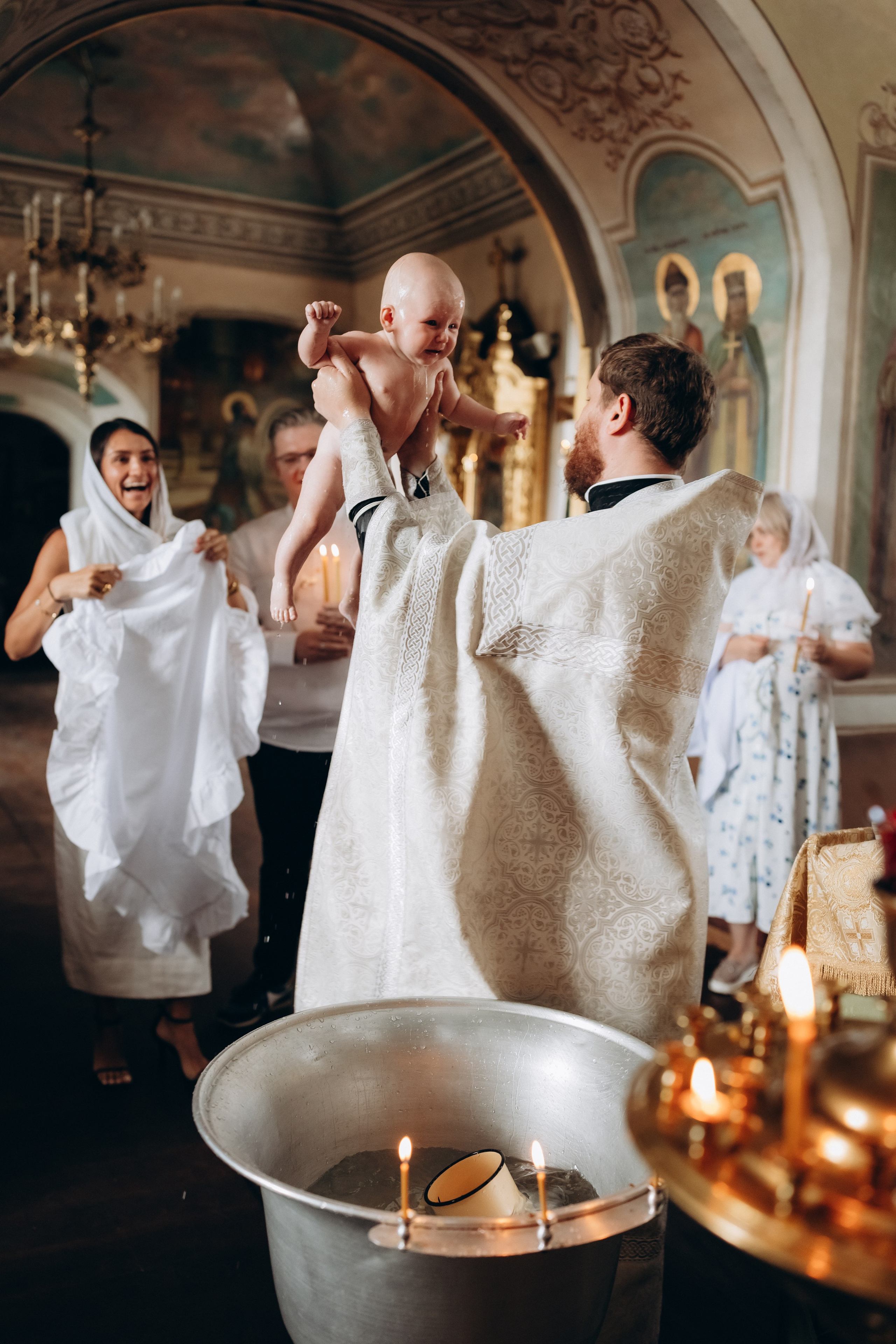 Таинство крещения Василисы. Евгения Пелипас