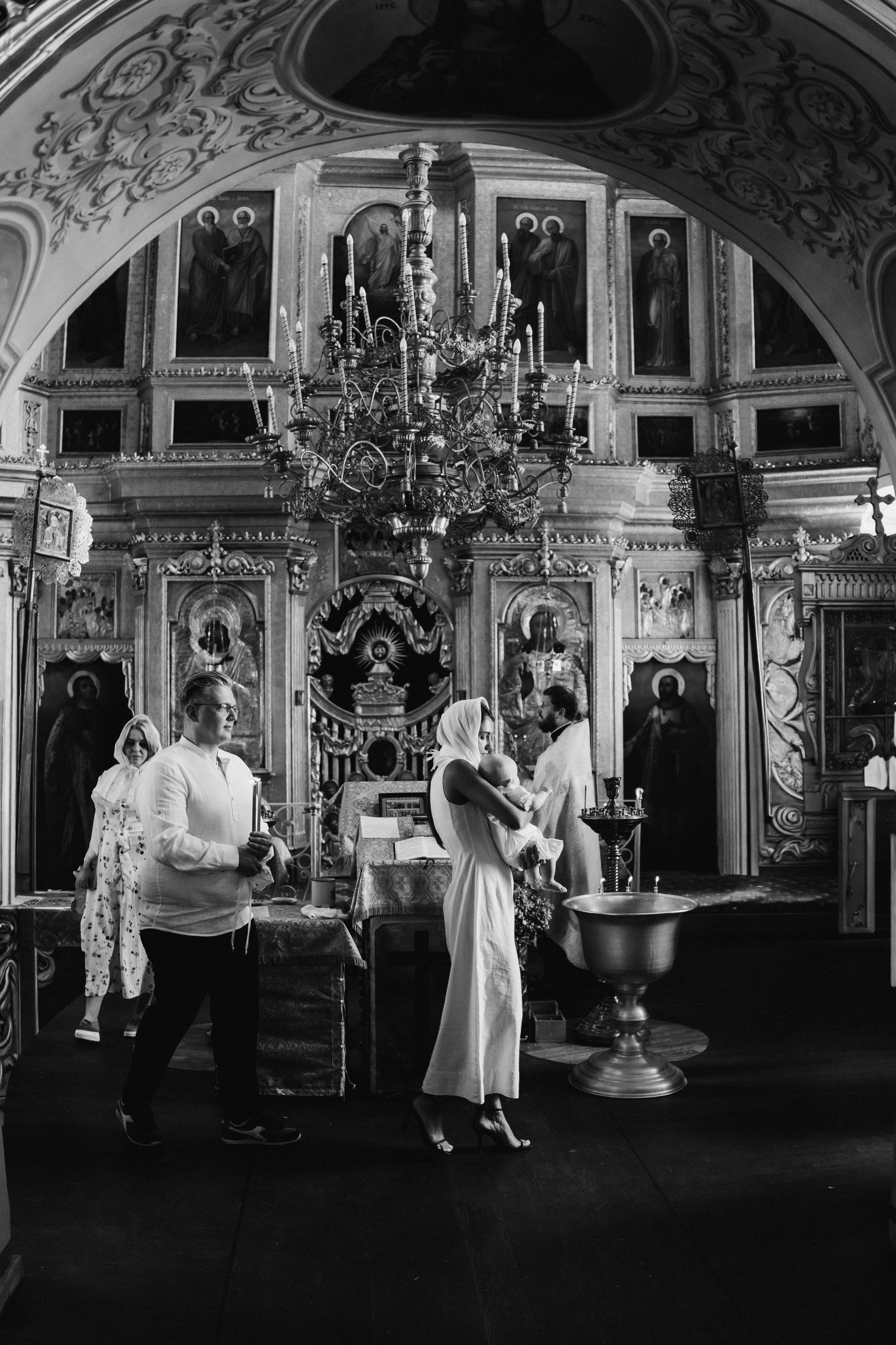 Таинство крещения Василисы. Евгения Пелипас