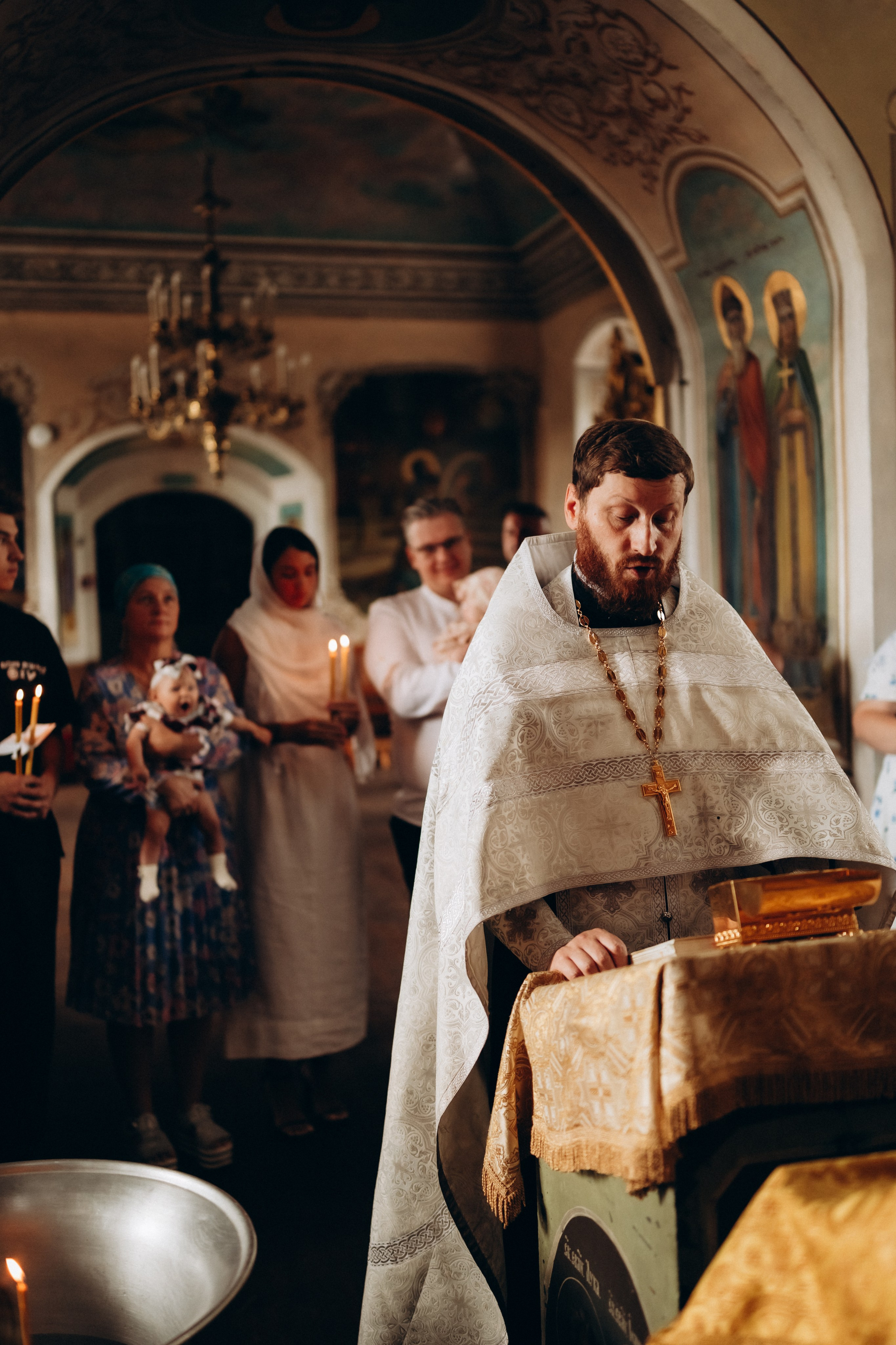 Таинство крещения Василисы. Евгения Пелипас