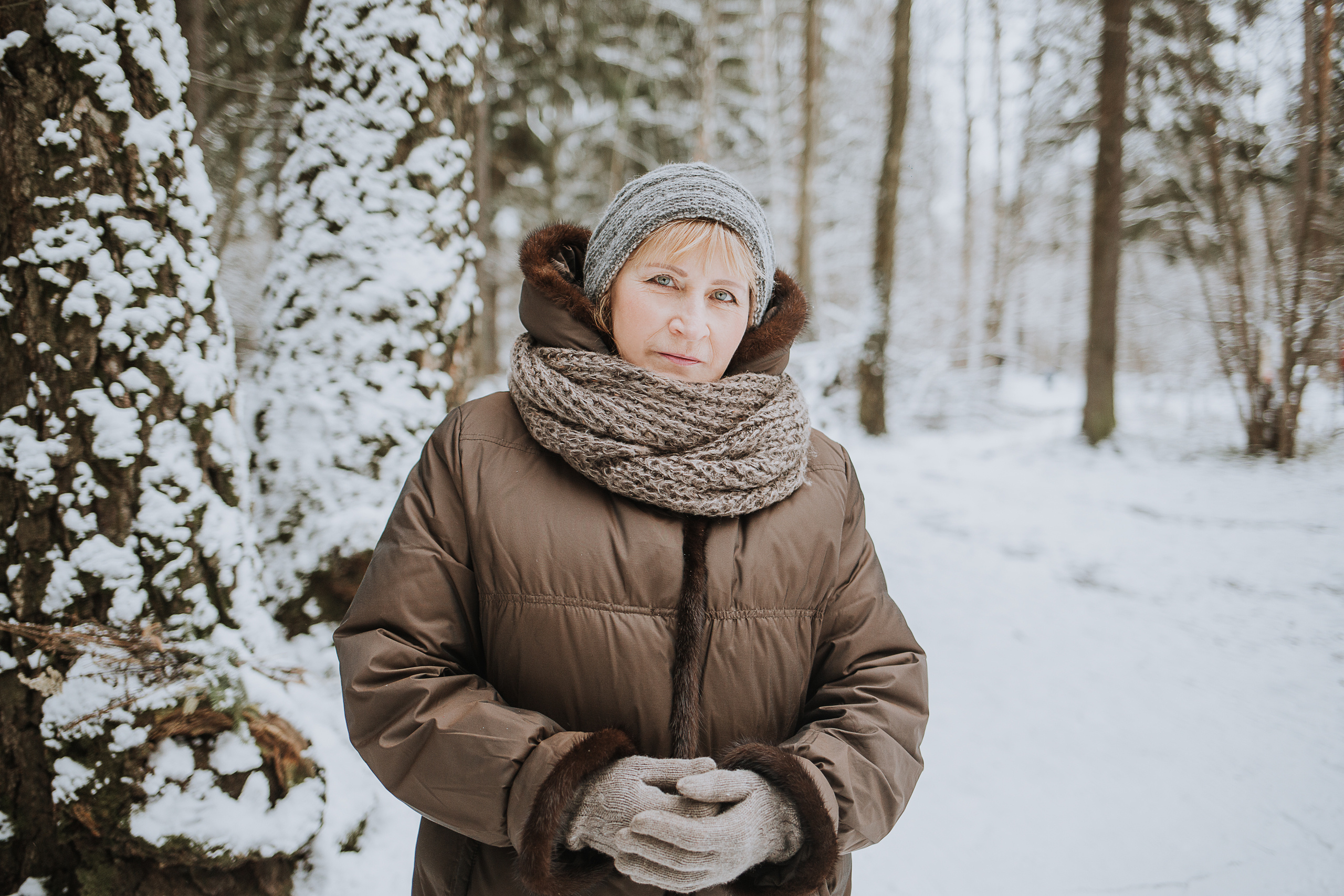 Фотосессия зимой