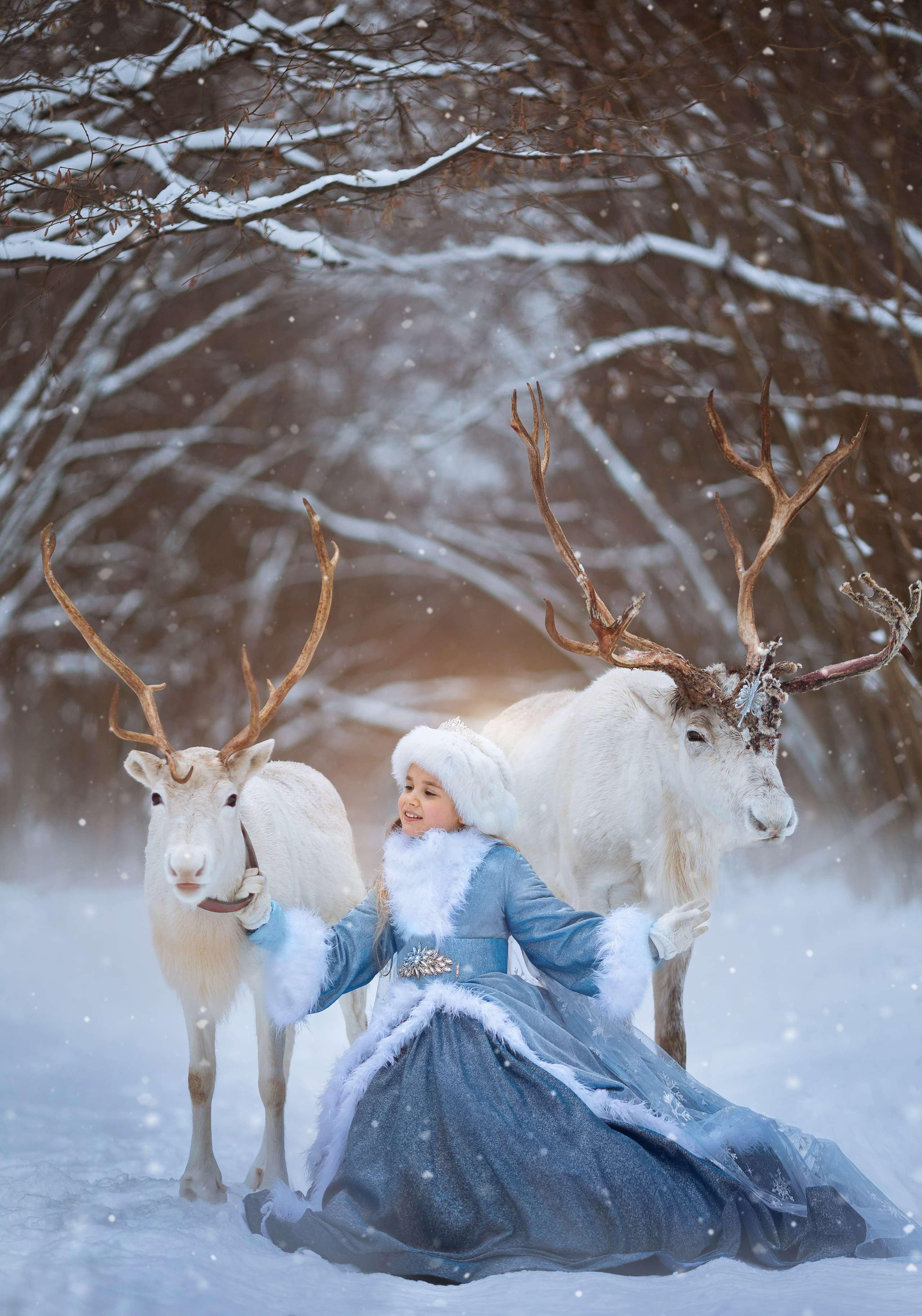 Фотосессии с оленями. Фотограф Лия Милк | Москва, Подмосковье