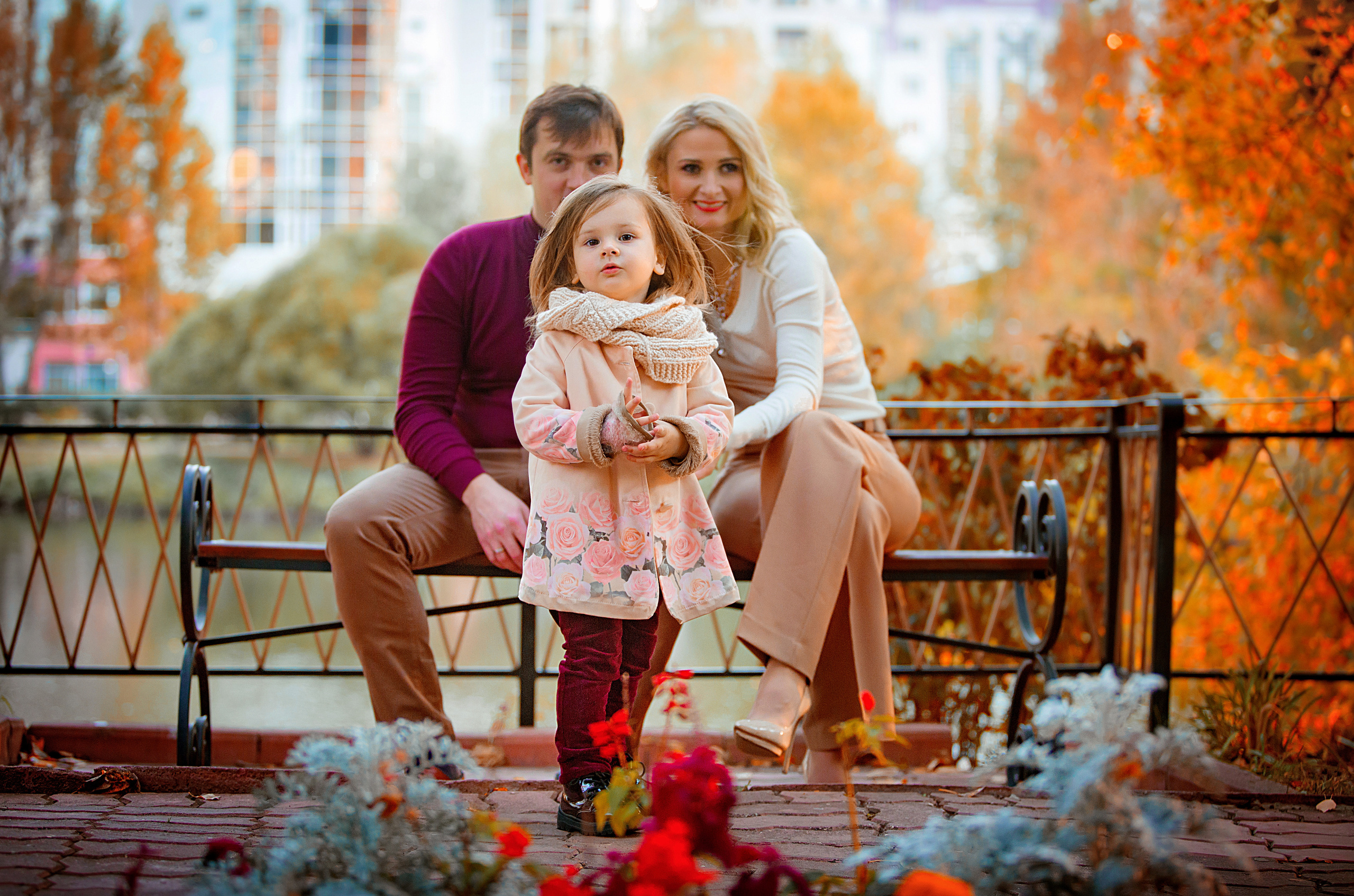 СЕМЬЯ. ПРИРОДА. Андрей, Ольга, София. Фотограф в Москве Оксана Цехмистер