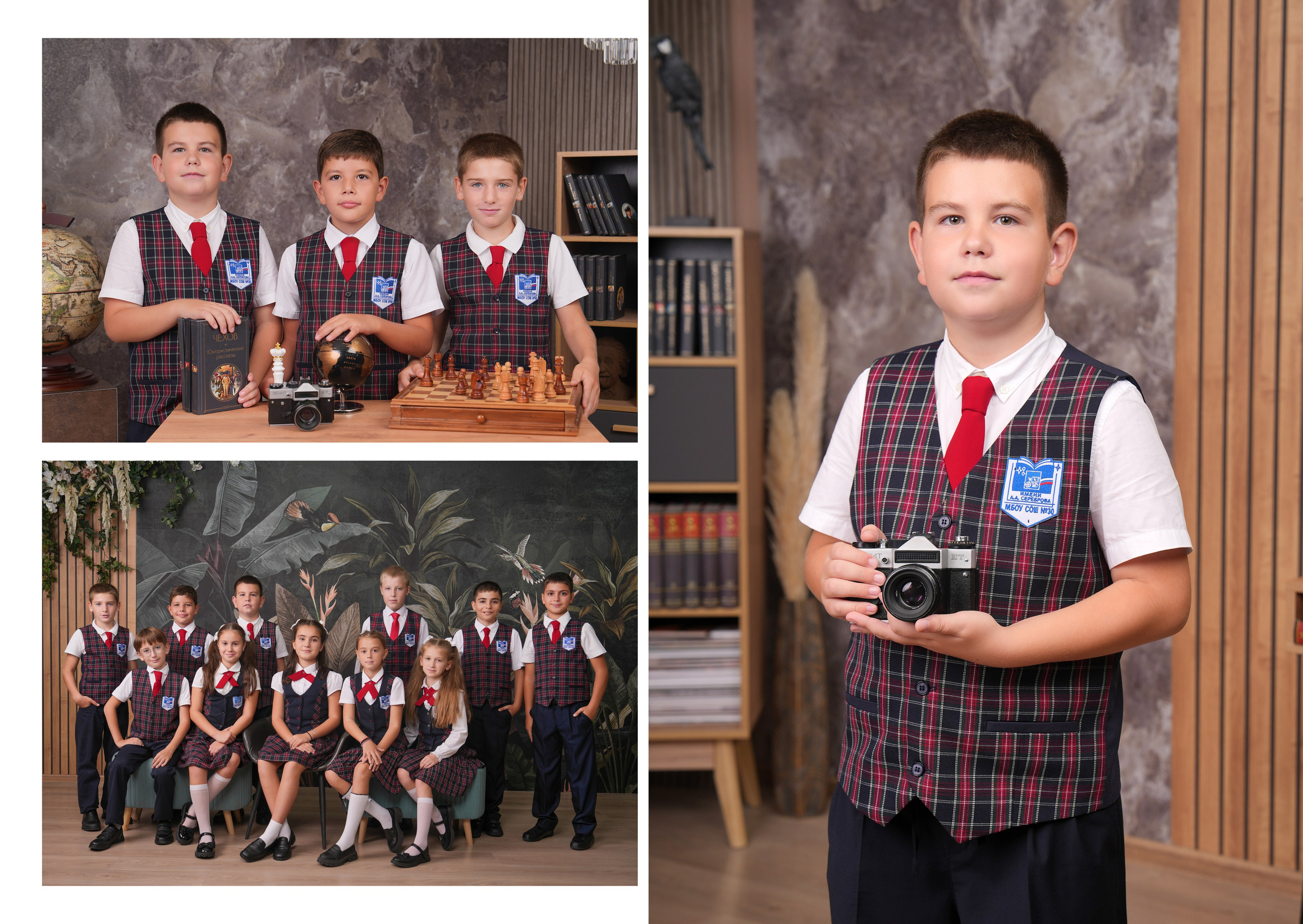 ШКОЛА 30 — 4 «Б» класс. Красивый выпускной альбом в Краснодаре