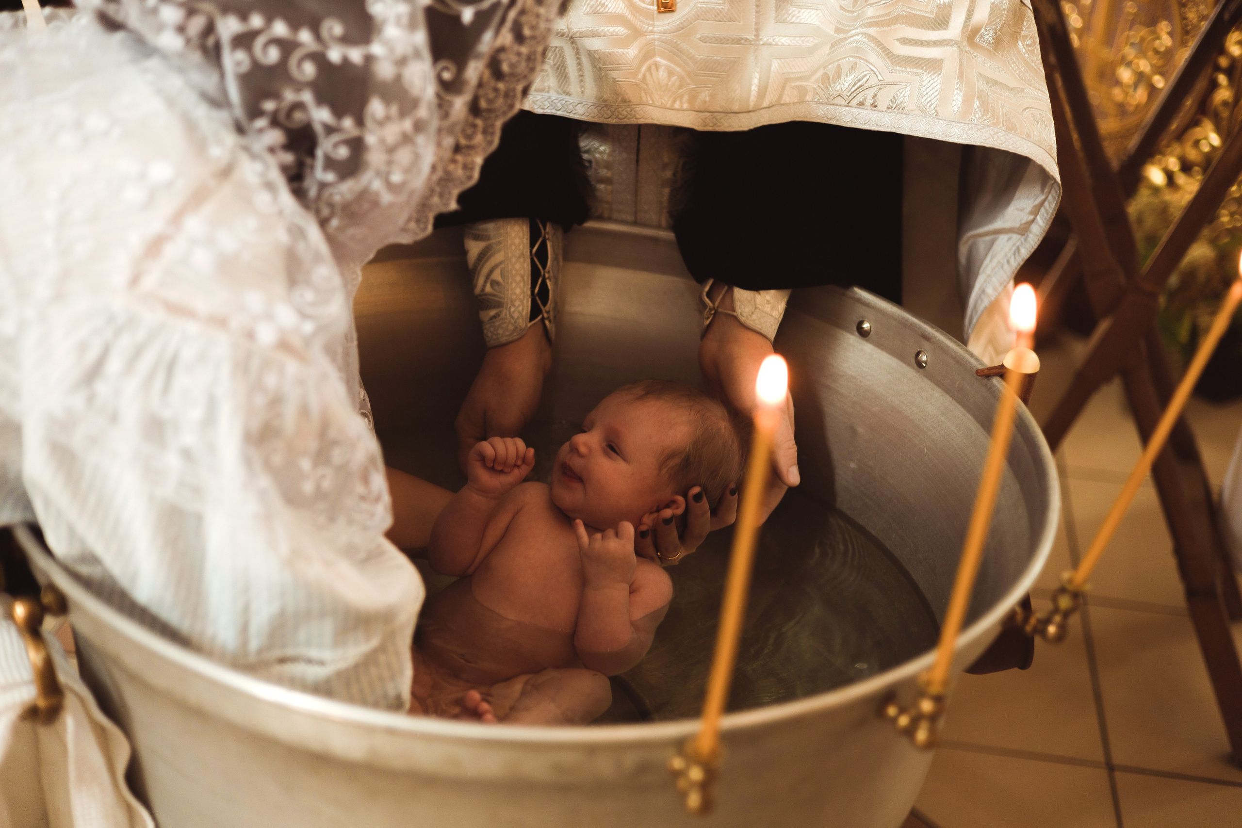 Таинство крещения. Фотограф новорожденных Саратов