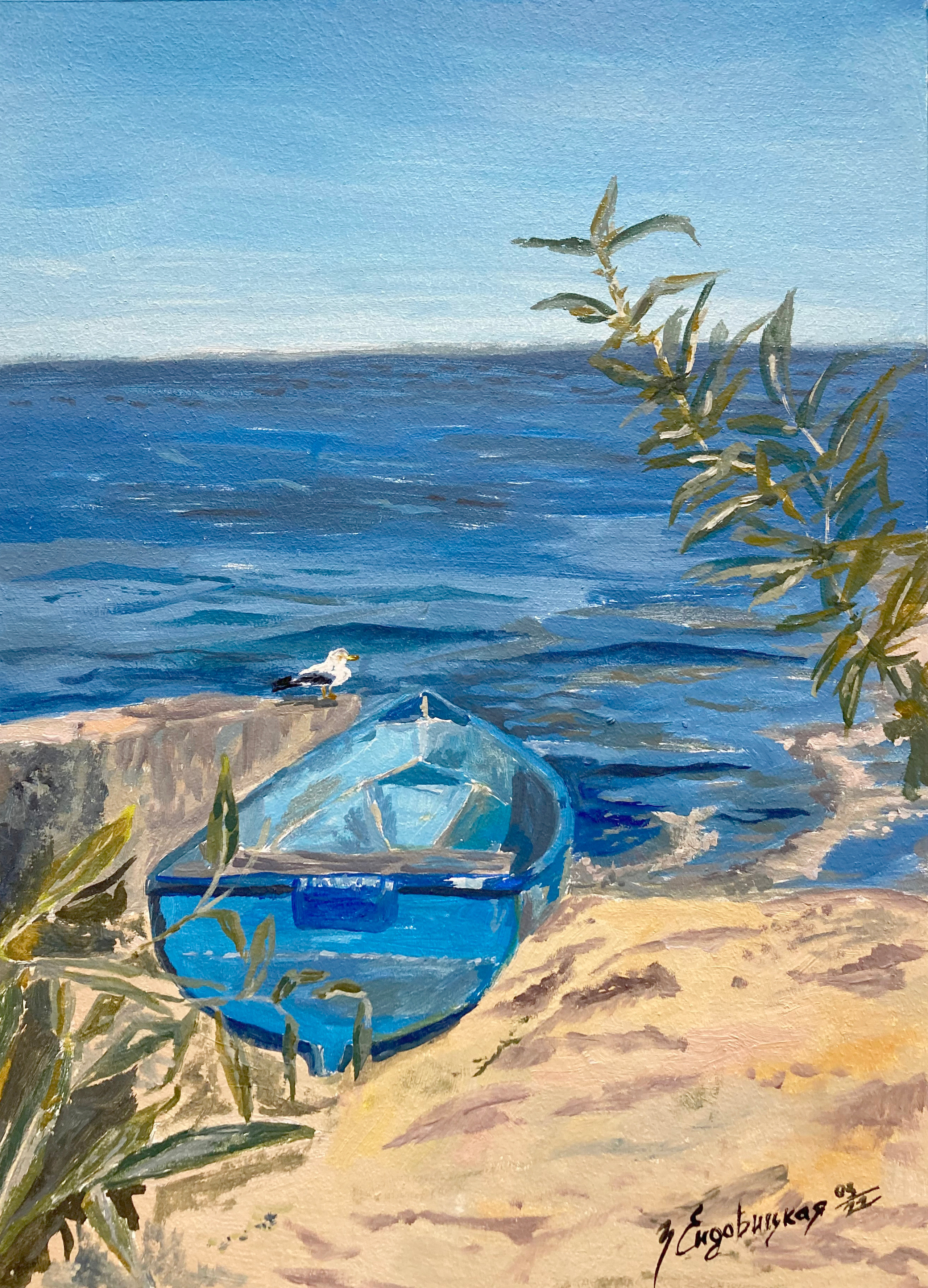 19. Масло, картон. 30х40 см