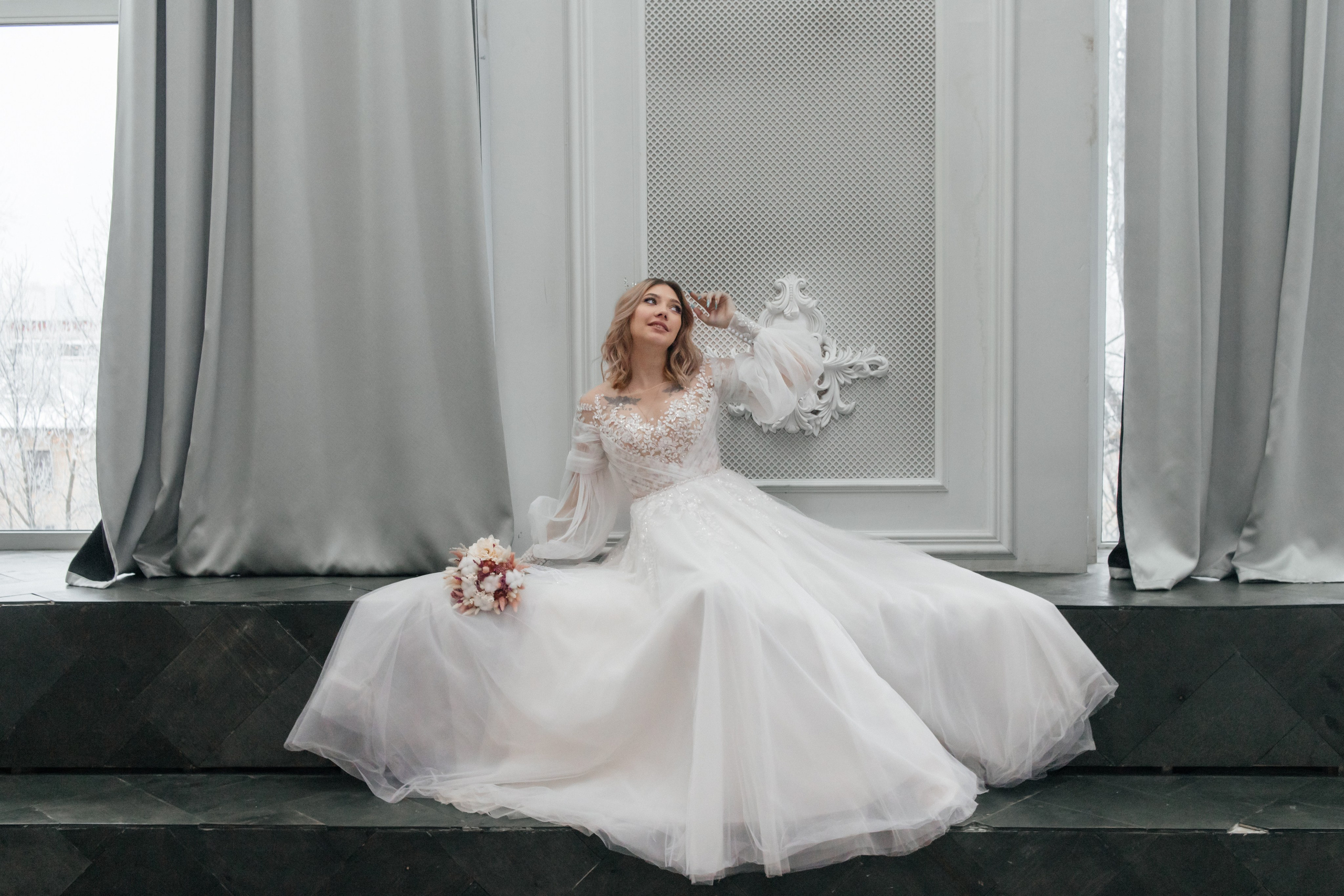 Свадебная фотосъемка в фотостудии Корица в зале Trimpl. Свадебный фотограф и фотограф Love-Store в Нижнем Новгороде Анастасия