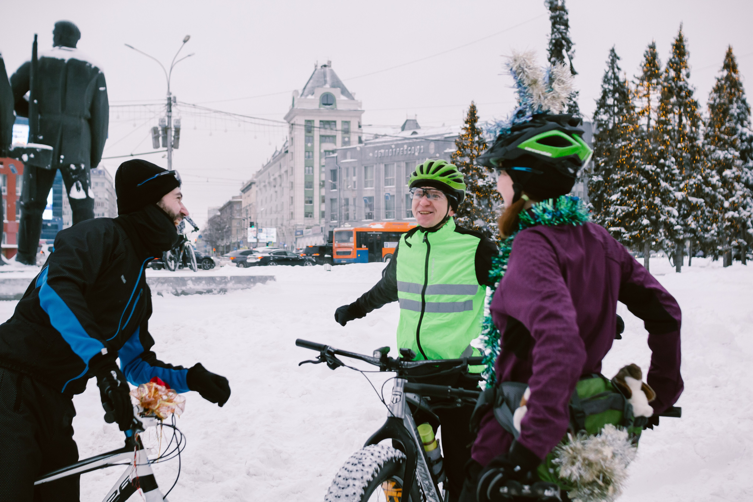 Зимний велозаезд «Привет, велосипед!». Фотограф в Новосибирске Екатерина Васильева