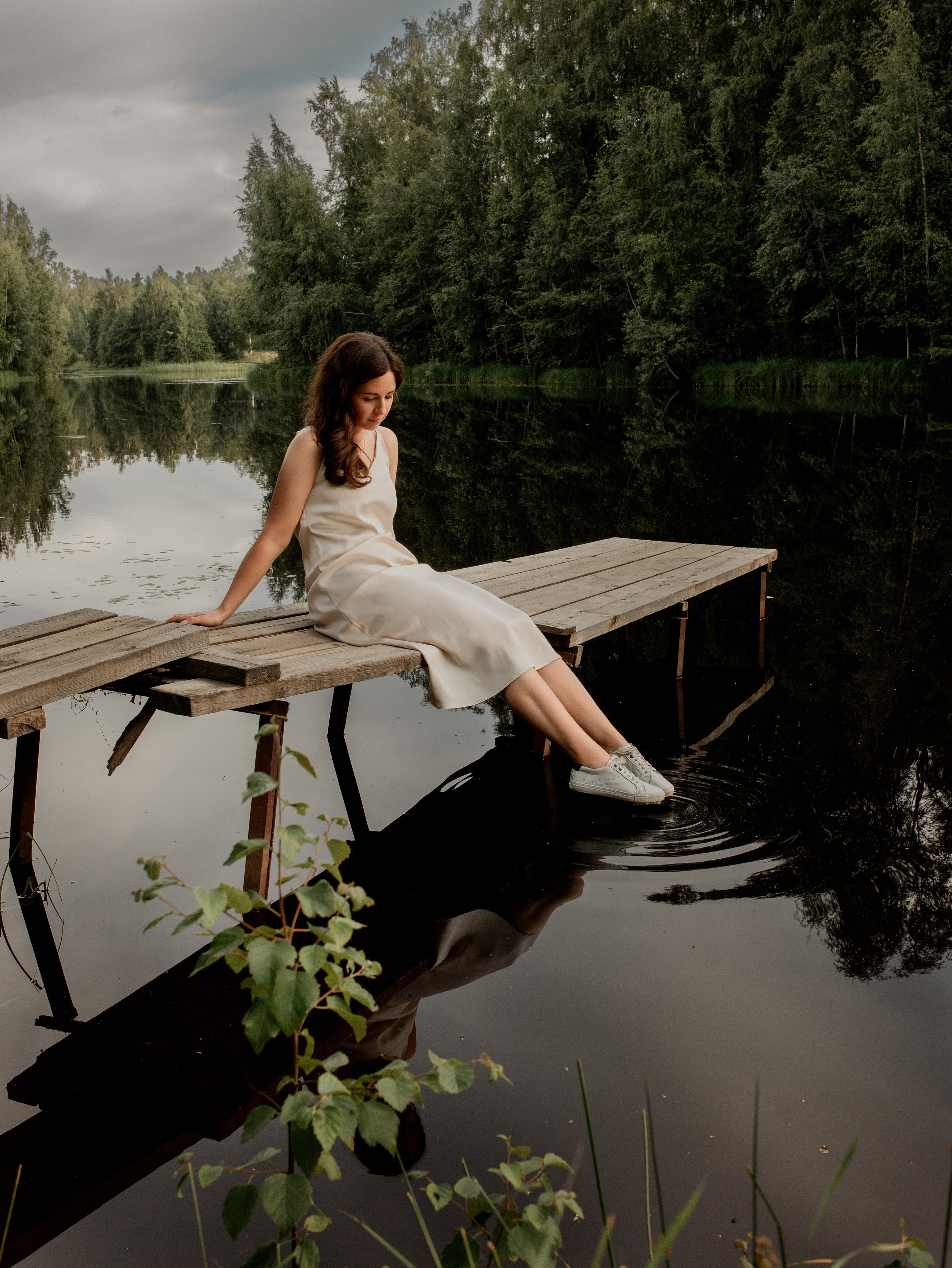 Аня и Ксюша в деревне. Семейный фотограф в Санкт-Петербурге Ирина Иванова