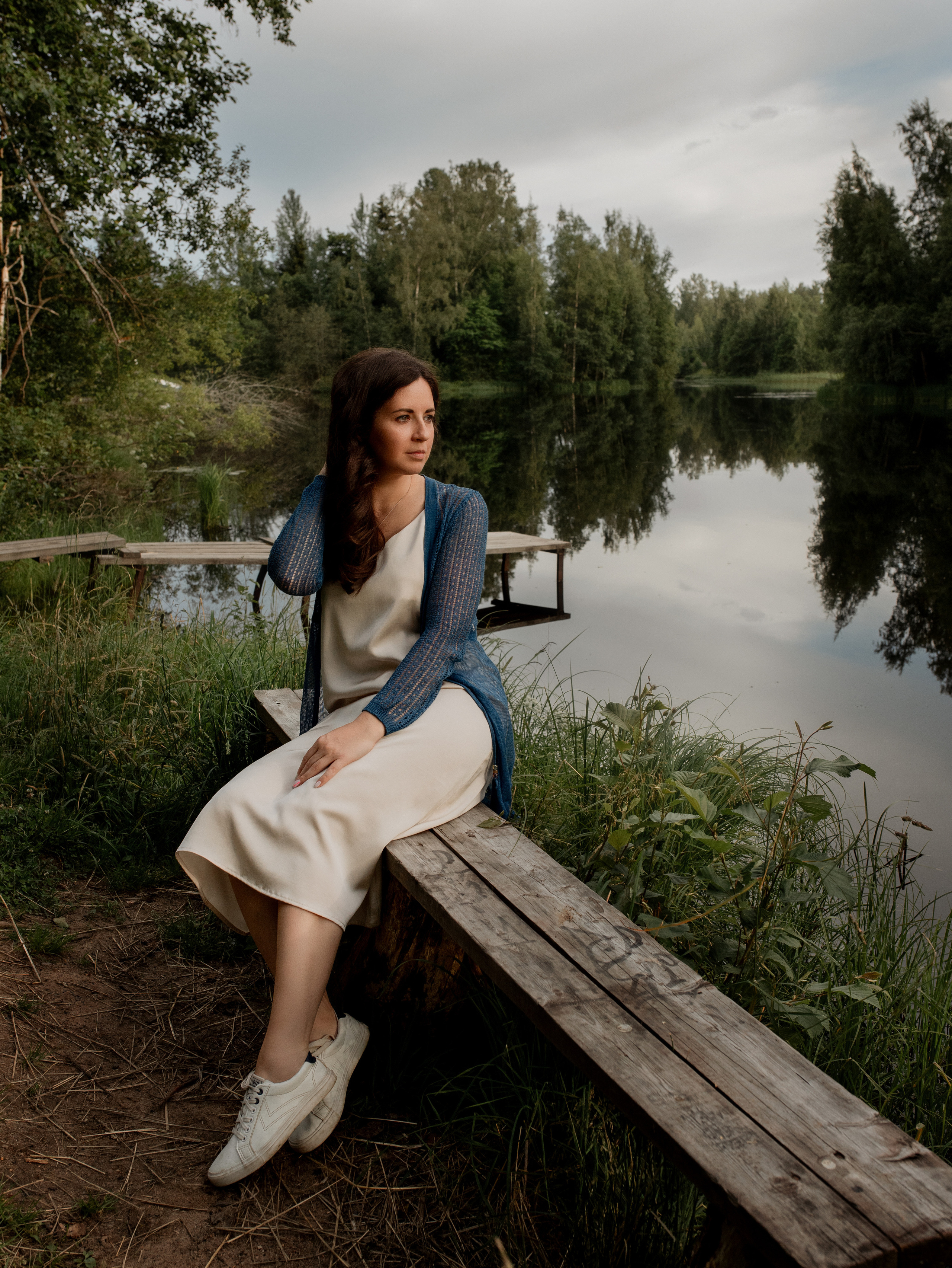 Аня и Ксюша в деревне. Семейный фотограф в Санкт-Петербурге Ирина Иванова