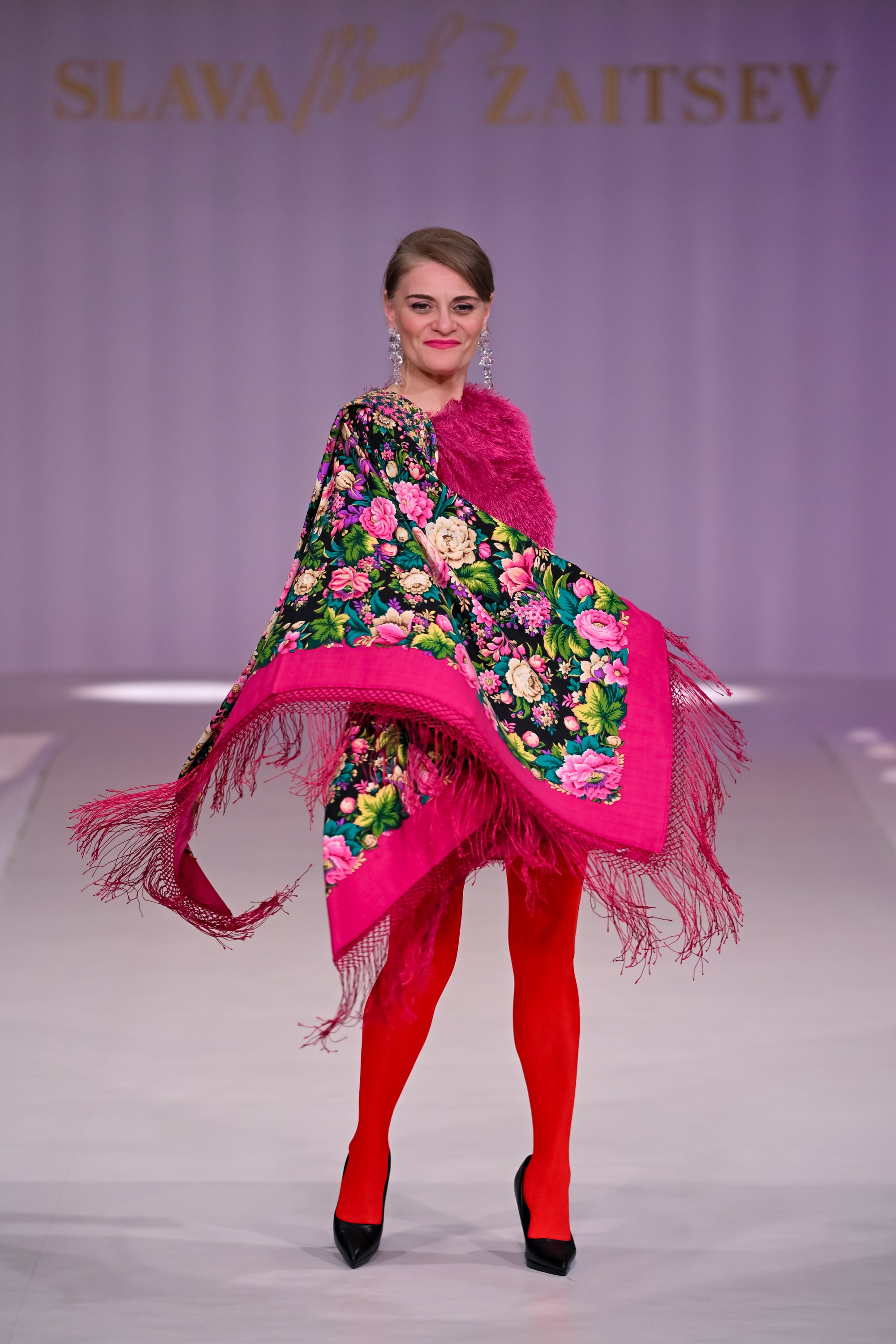 Показ в доме моды В.Зайцева. Коллекционер и искусствовед Олеся Ястребова