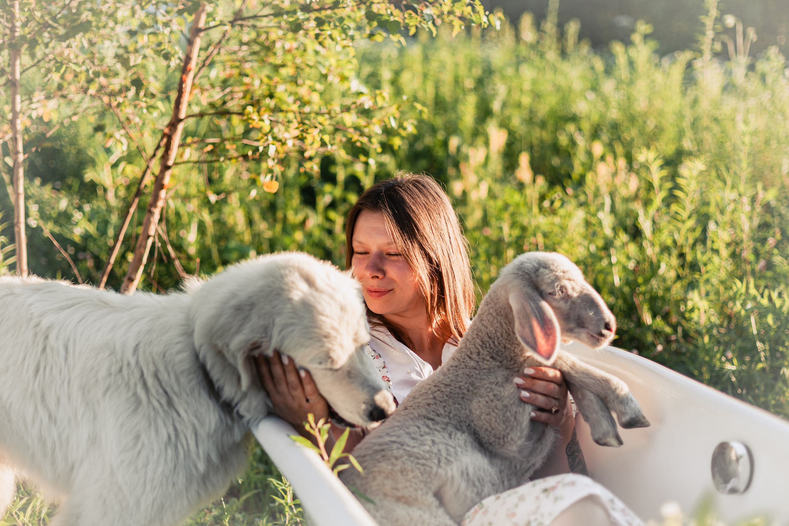 Ванна в поле. Фотограф-анималист Татьяна Степанова