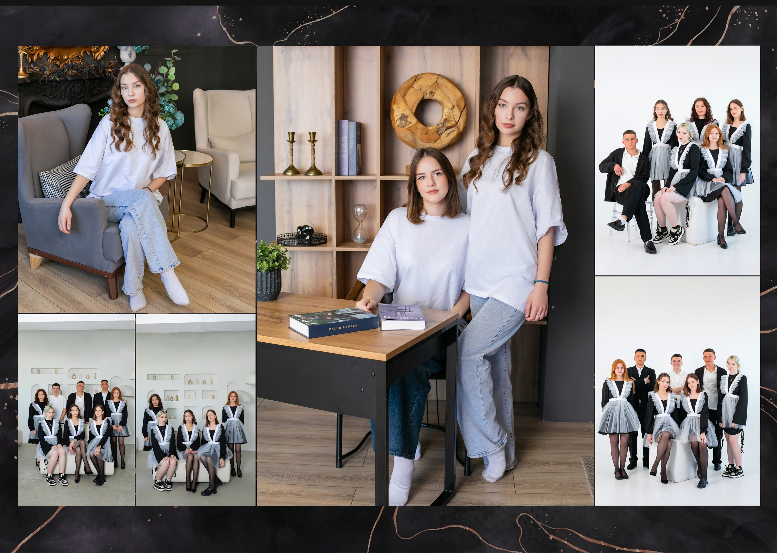 Альбом 10 разворотов. Выпускные фотокниги