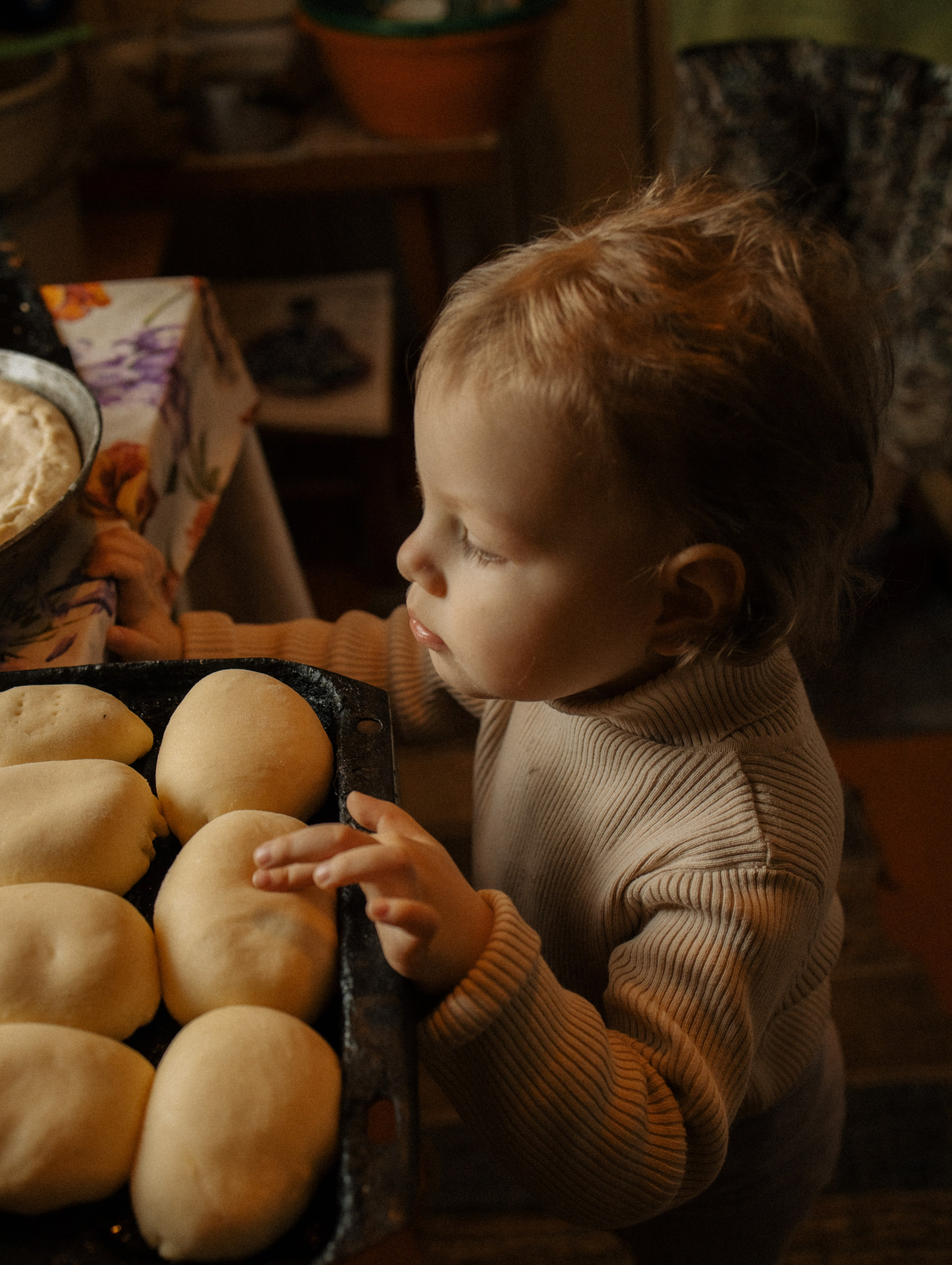 Пироги у прабабушки в деревне. Фотограф Углич и Ярославль Ольга Тятюшкина